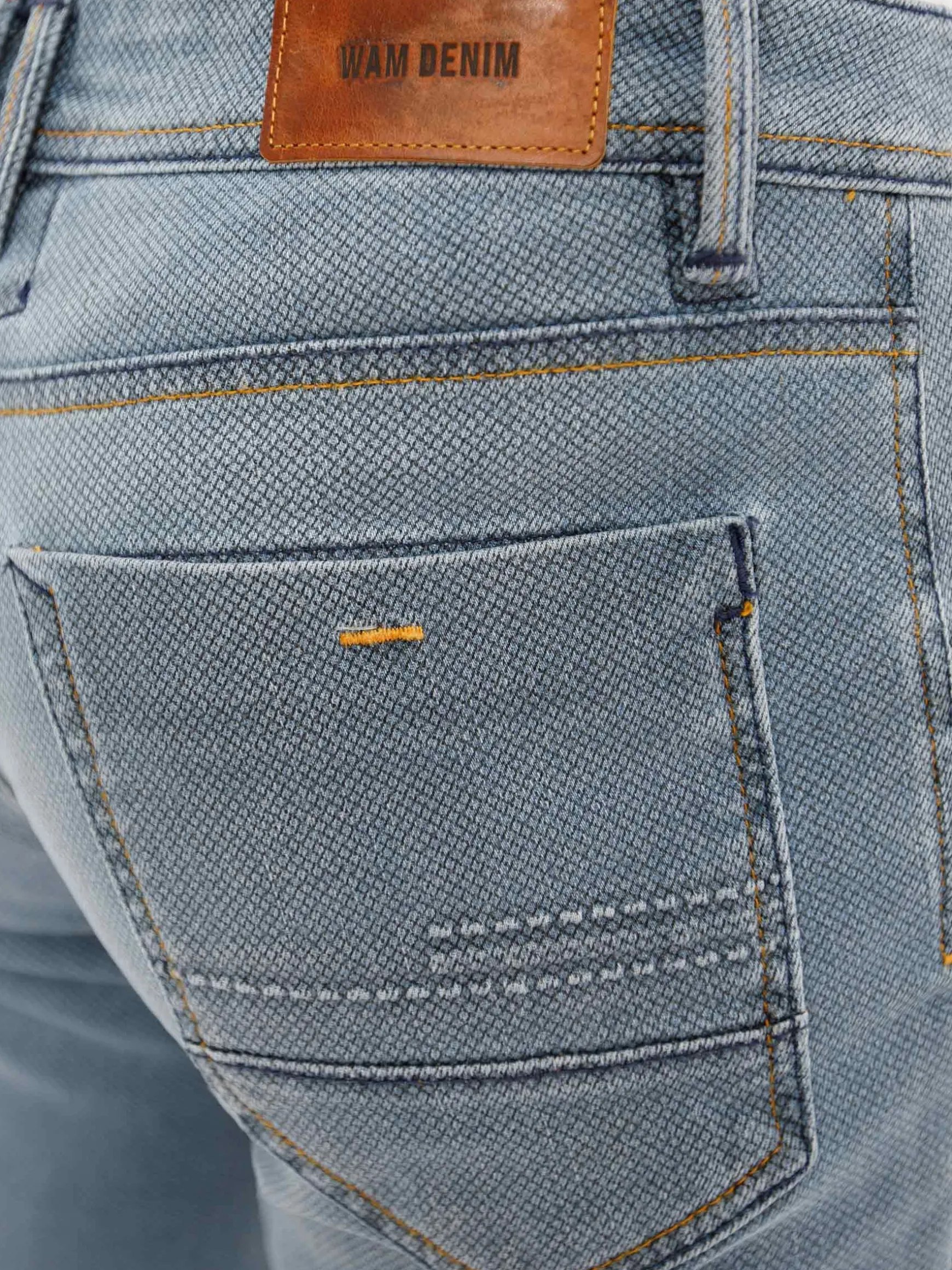 WAM DENIM Jeans*Luna Mini Check Slim Fit Blue jeans