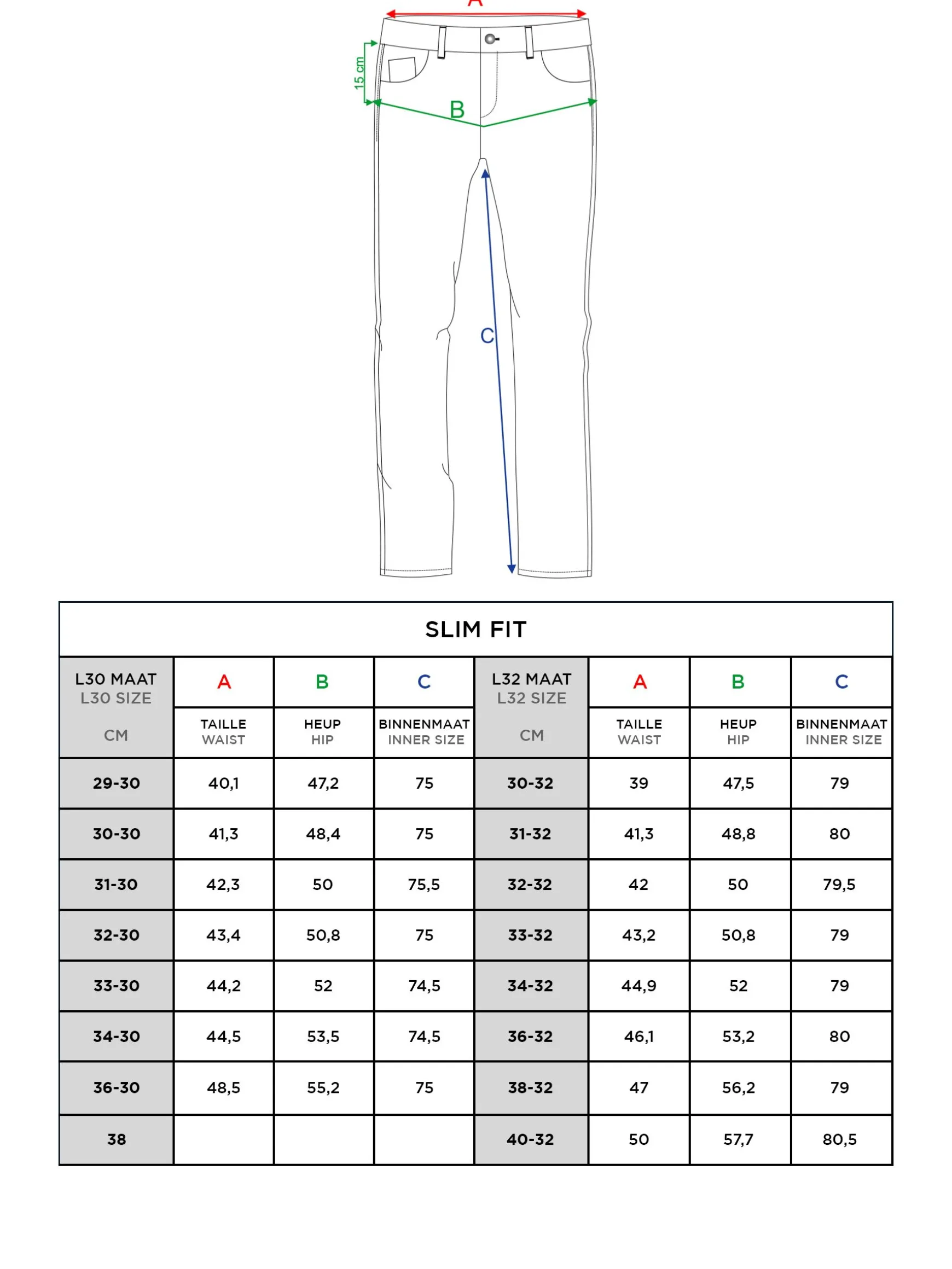 WAM DENIM Jeans*Luna Mini Check Slim Fit Blue jeans