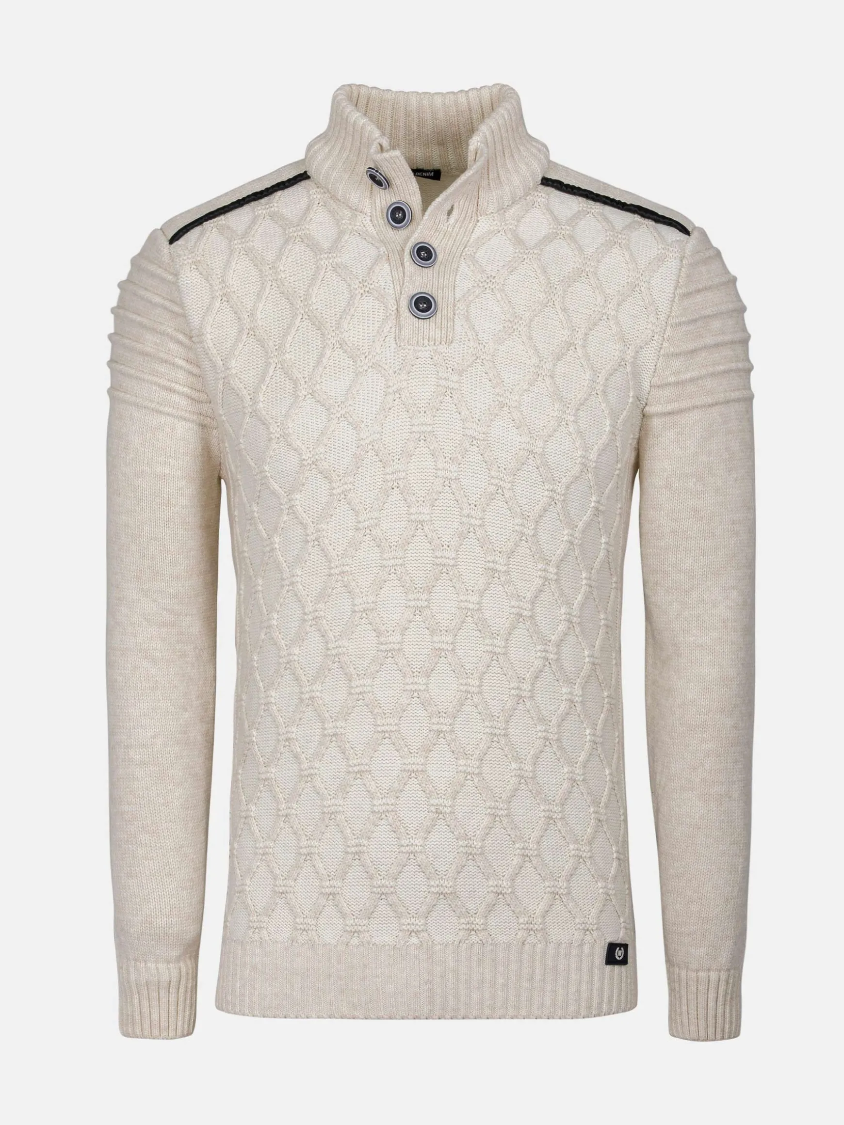 WAM DENIM Truien & Pullovers*Minevre Pattern Beige Truien