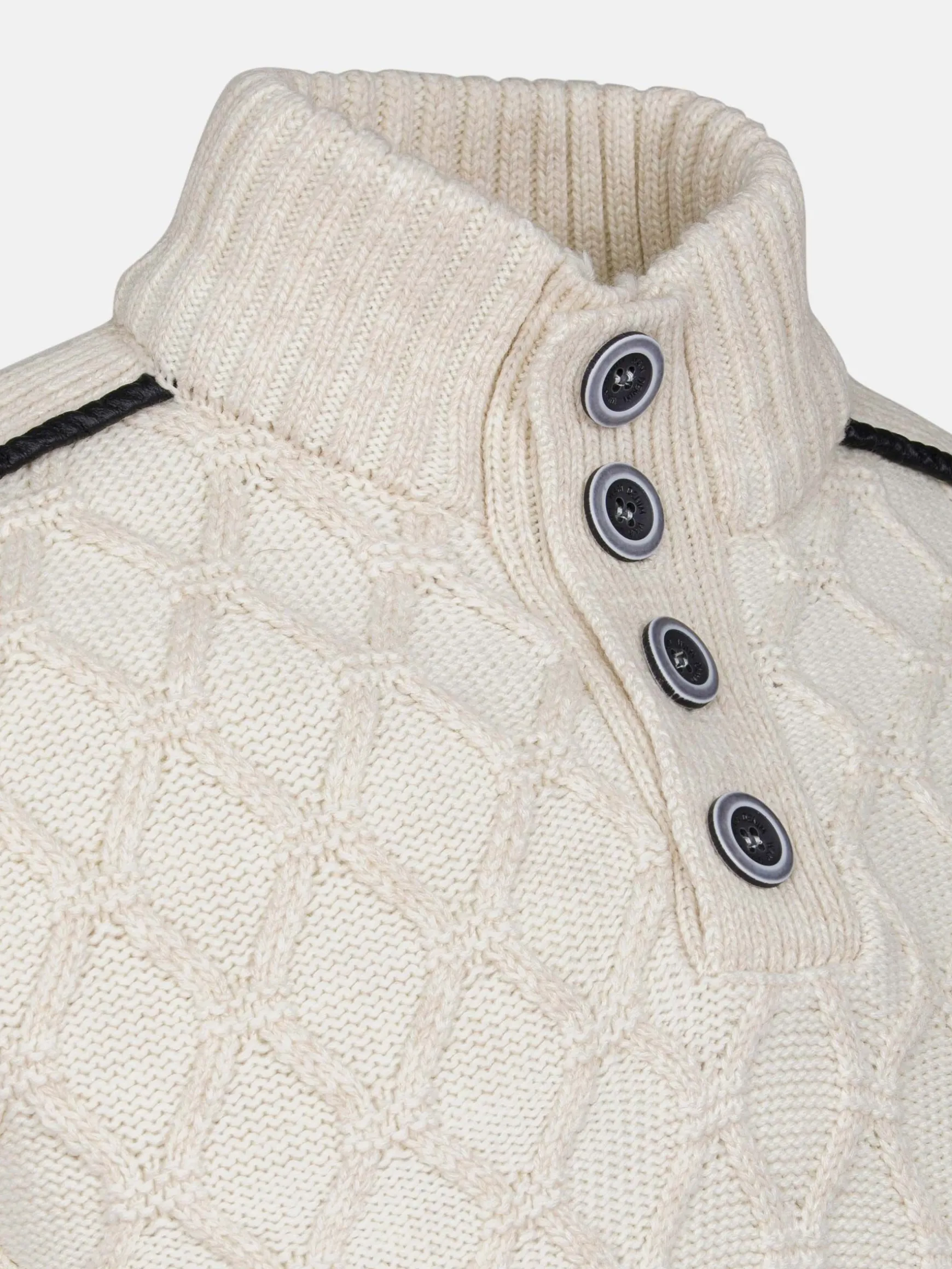 WAM DENIM Truien & Pullovers*Minevre Pattern Beige Truien