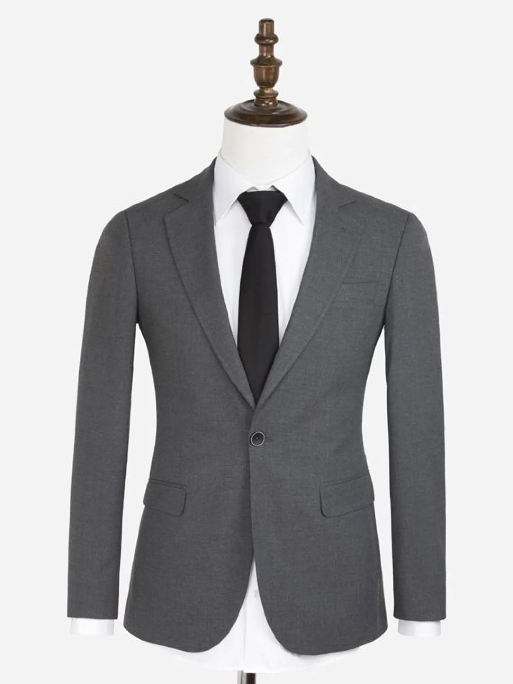 WAM DENIM Colberts & Blazers*Montpellier Single Breast Anthracite Colbert