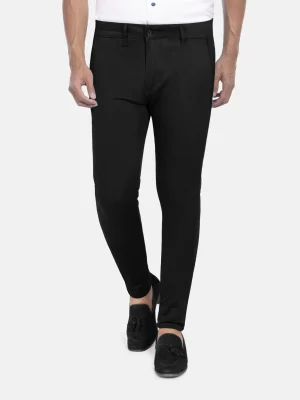 WAM DENIM Chino's*Moyale Stretch Washed Black Chino