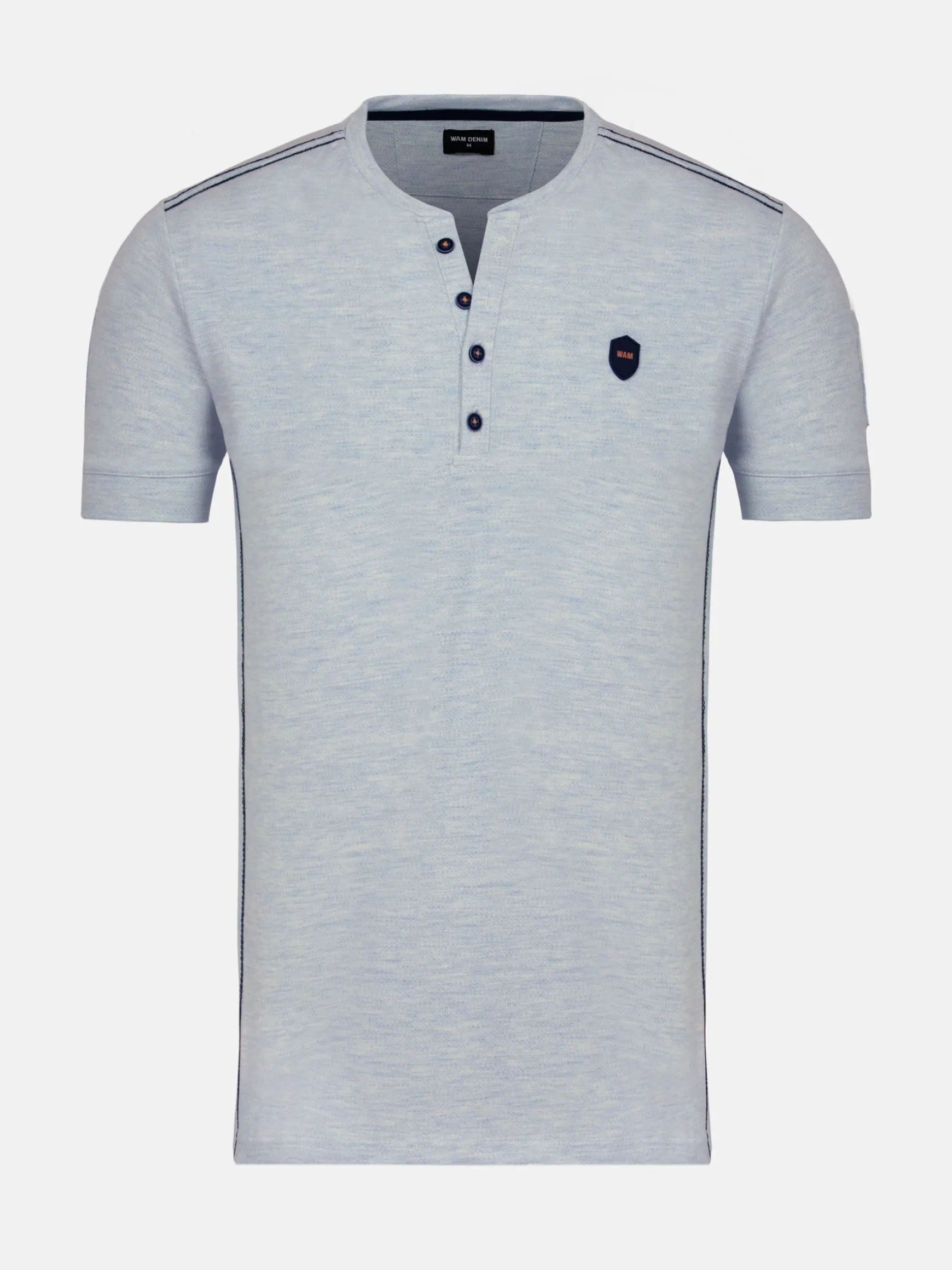 WAM DENIM T-Shirts*Oberursel Slim Fit Blue T-shirt