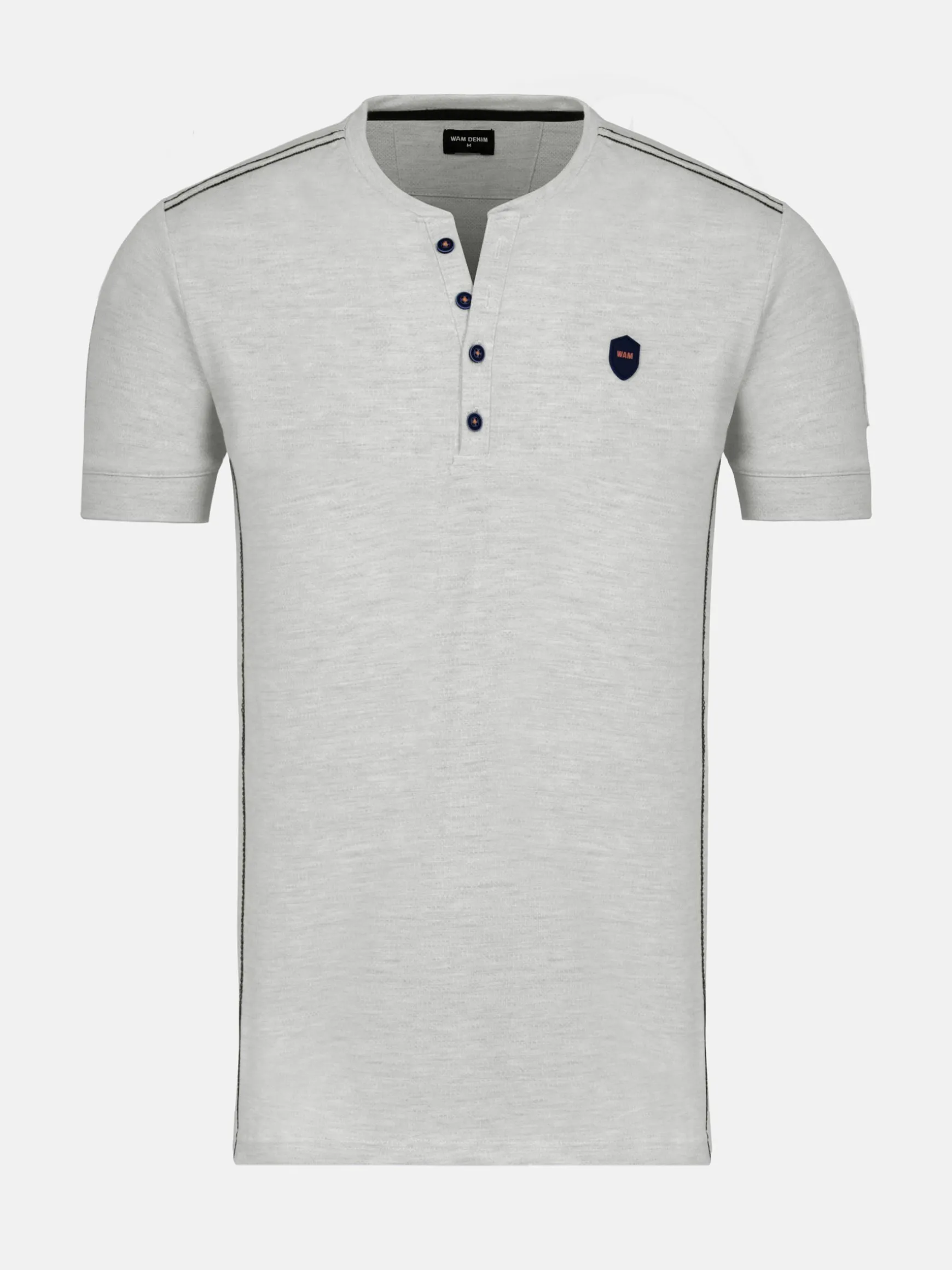 WAM DENIM T-Shirts*Oberursel Slim Fit Grey T-shirt