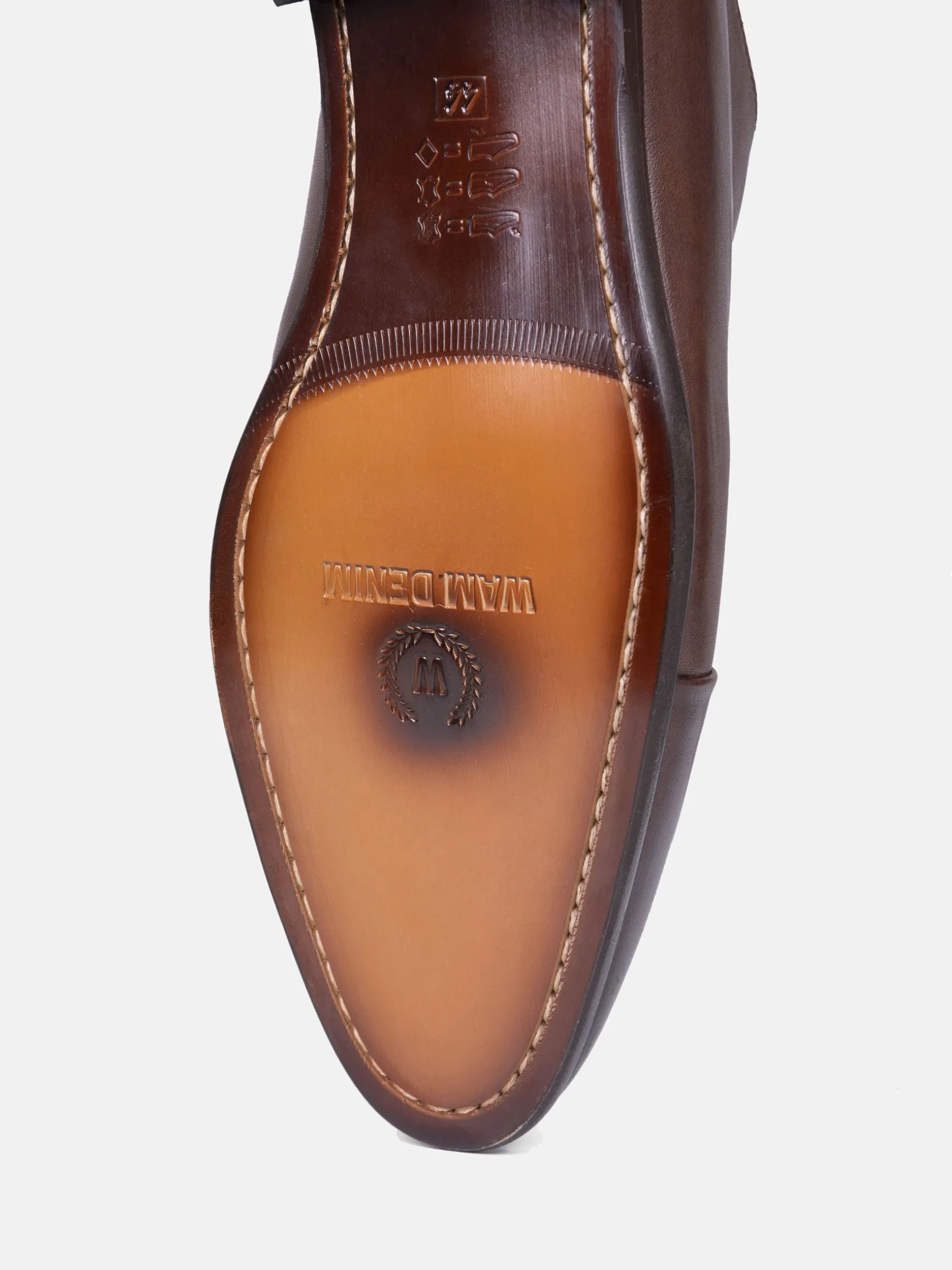 WAM DENIM Schoenen*Oxford Leather Brown Schoenen