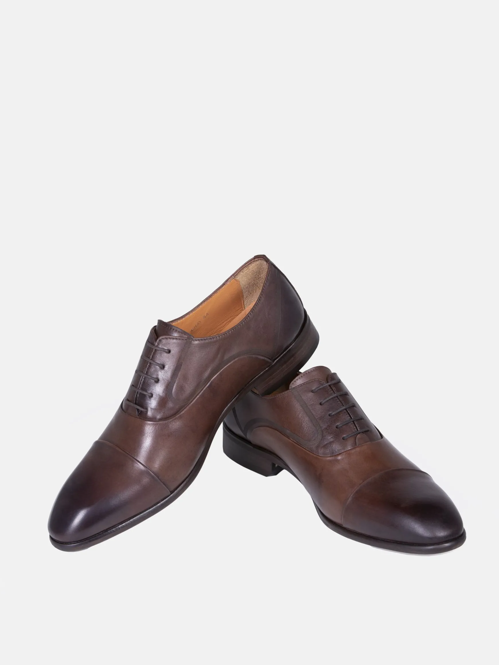 WAM DENIM Schoenen*Oxford Leather Brown Schoenen