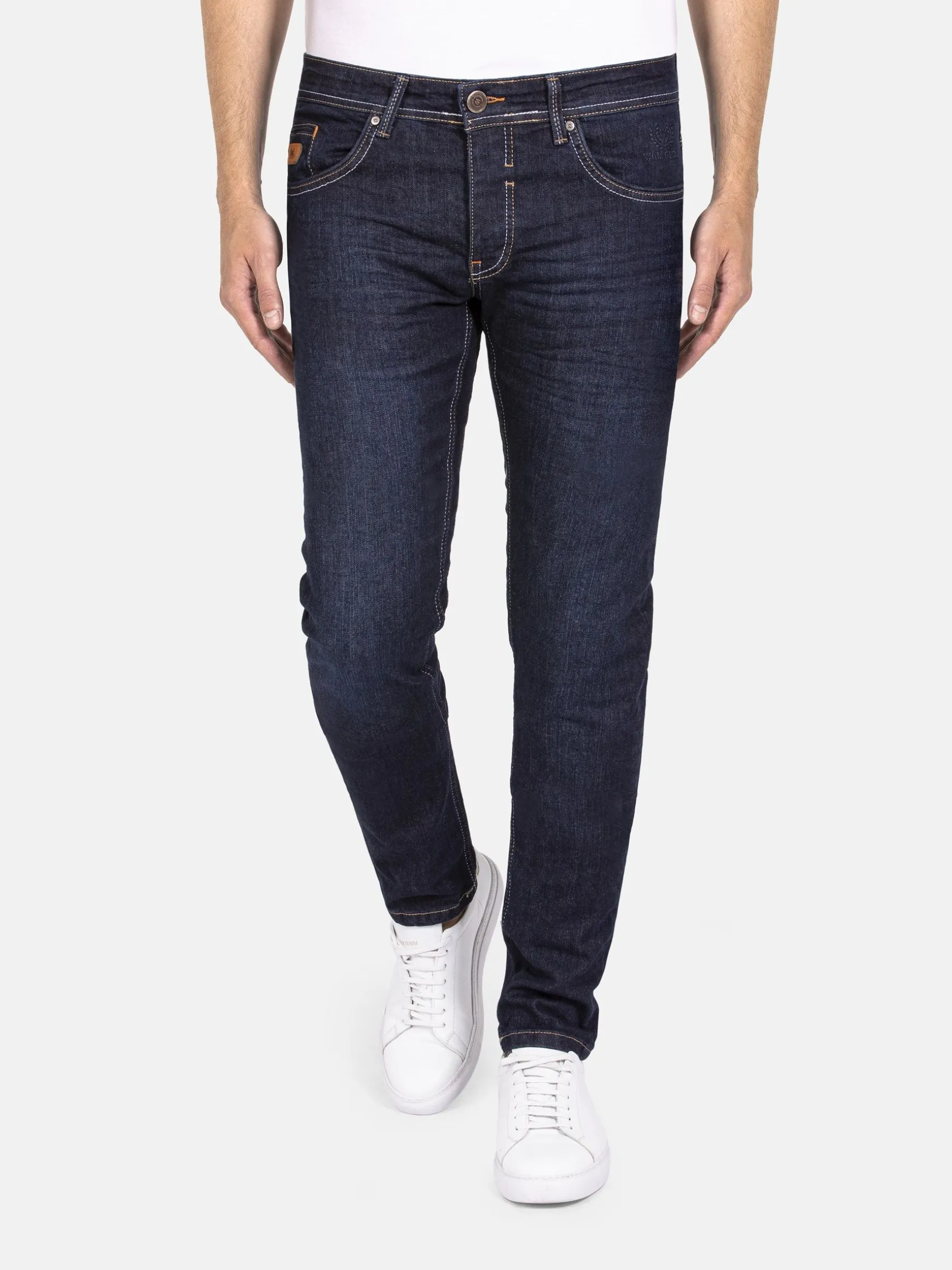 WAM DENIM Jeans*Oxford Slim Fit Dark Navy Jeans