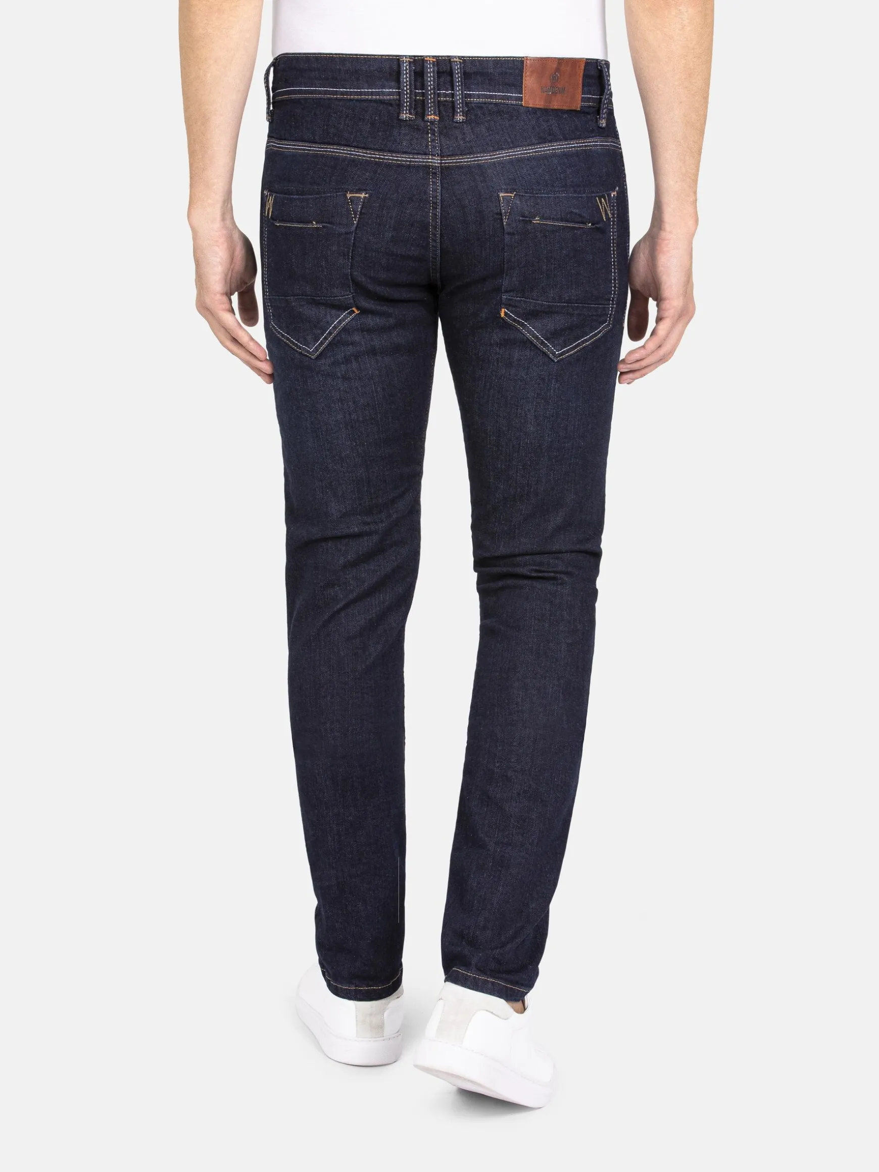 WAM DENIM Jeans*Oxford Slim Fit Dark Navy Jeans