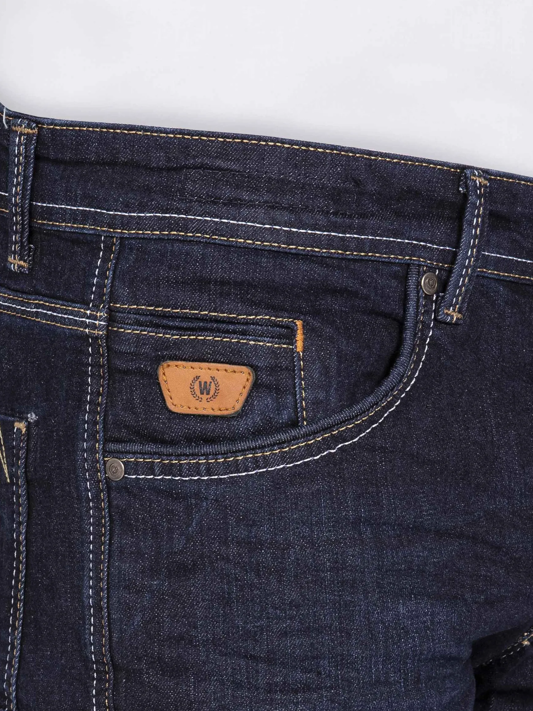 WAM DENIM Jeans*Oxford Slim Fit Dark Navy Jeans