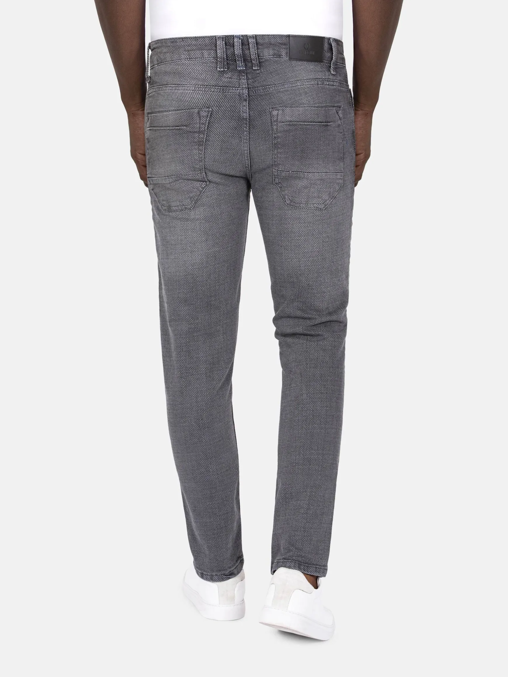 WAM DENIM Jeans*Polymouth Slim Fit Anthracite Jeans