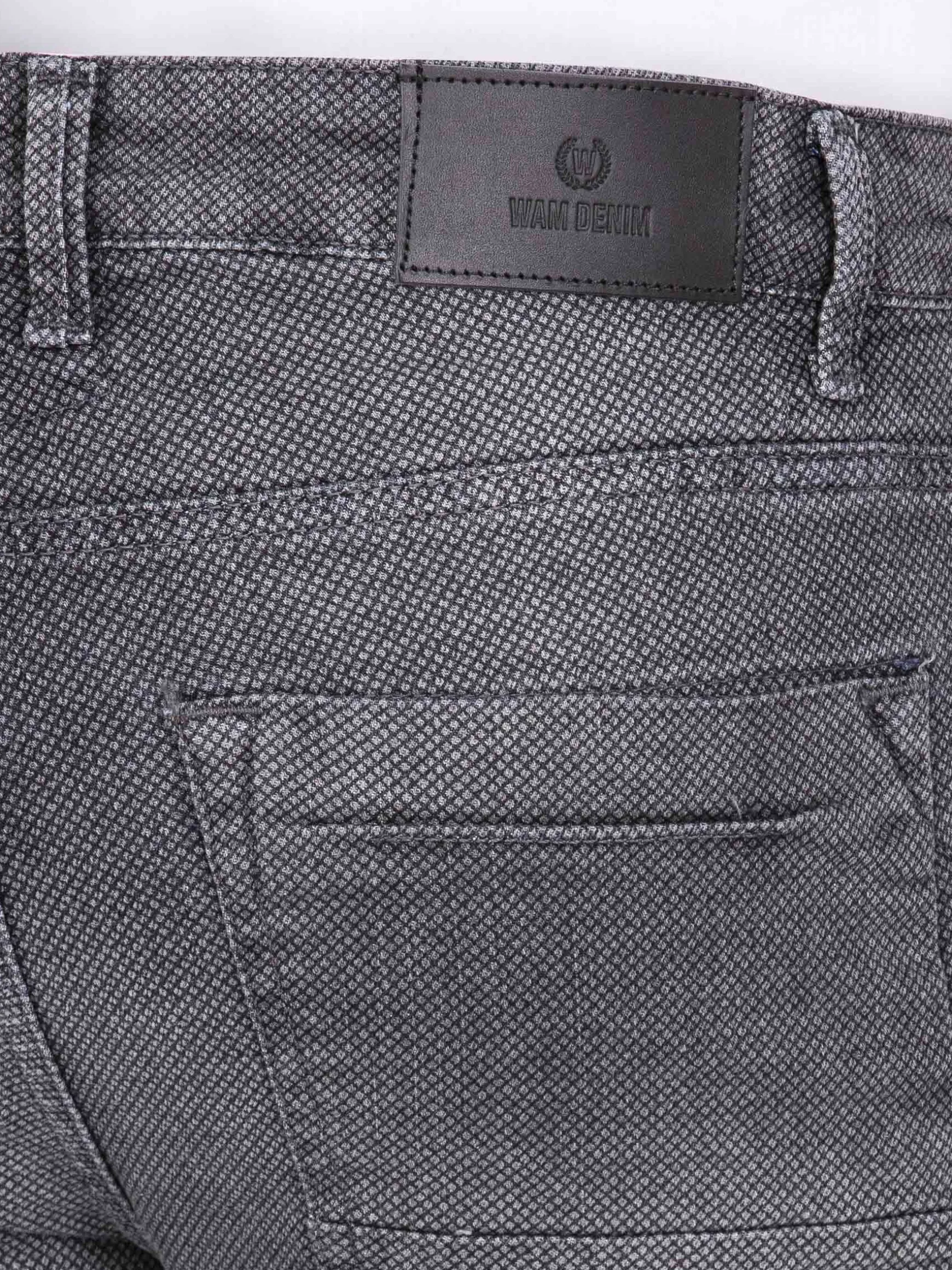 WAM DENIM Jeans*Polymouth Slim Fit Anthracite Jeans