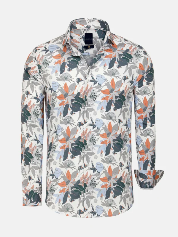 WAM DENIM Overhemd Lange Mouwen*Porto White Overhemd