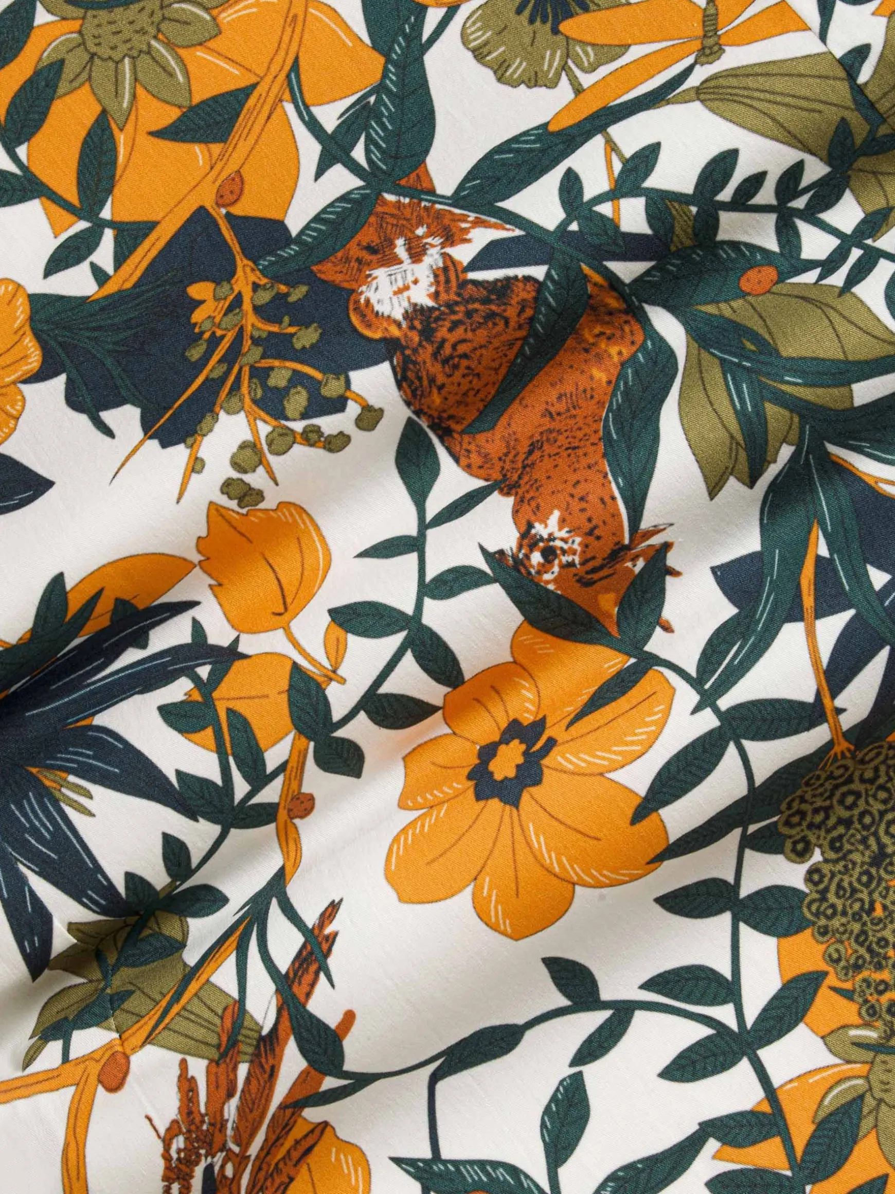 WAM DENIM Overhemd Lange Mouwen*Porto White Yellow Overhemd