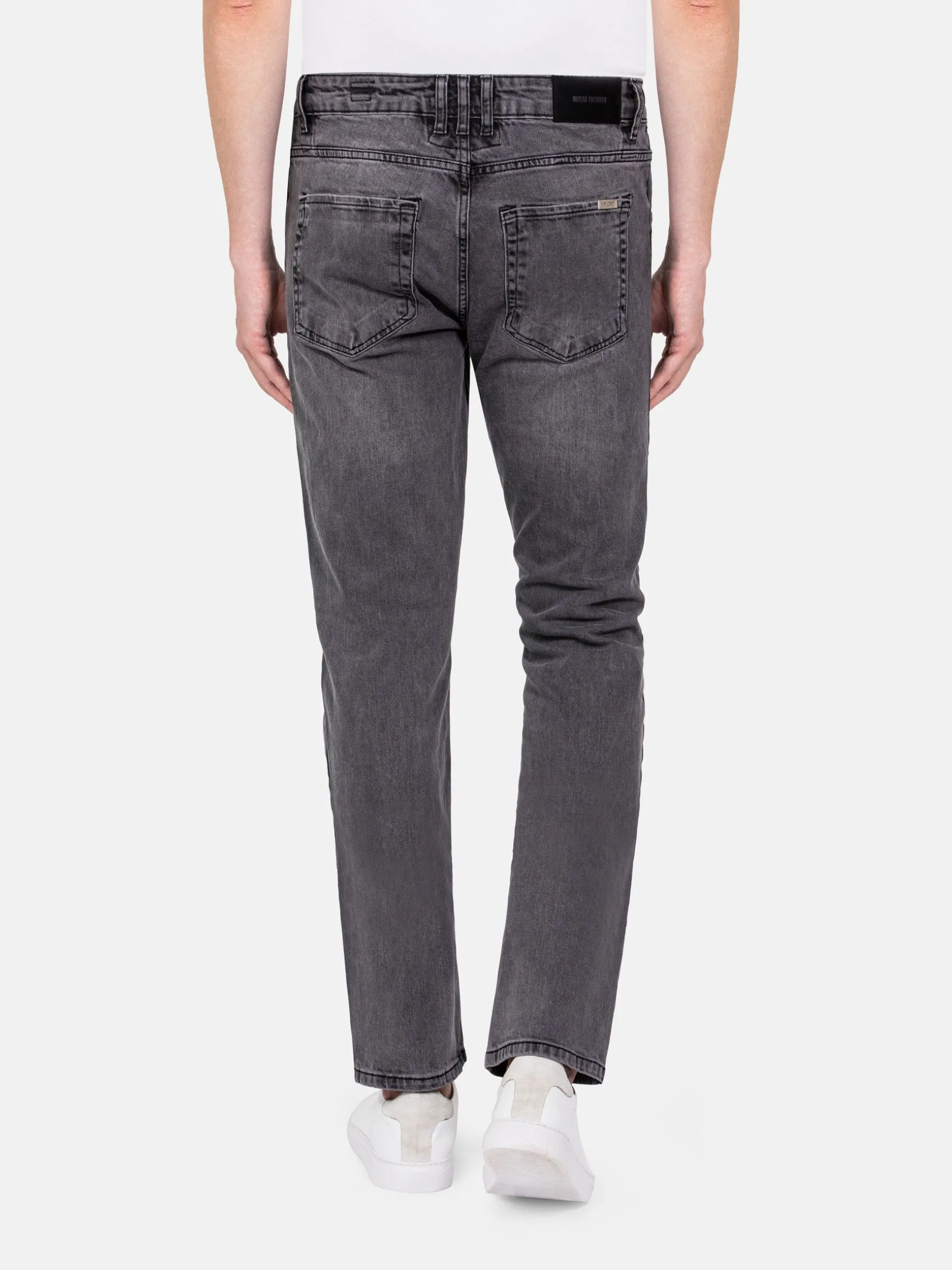 WAM DENIM Jeans*Rance Regular fit Anthracite Faded Jeans