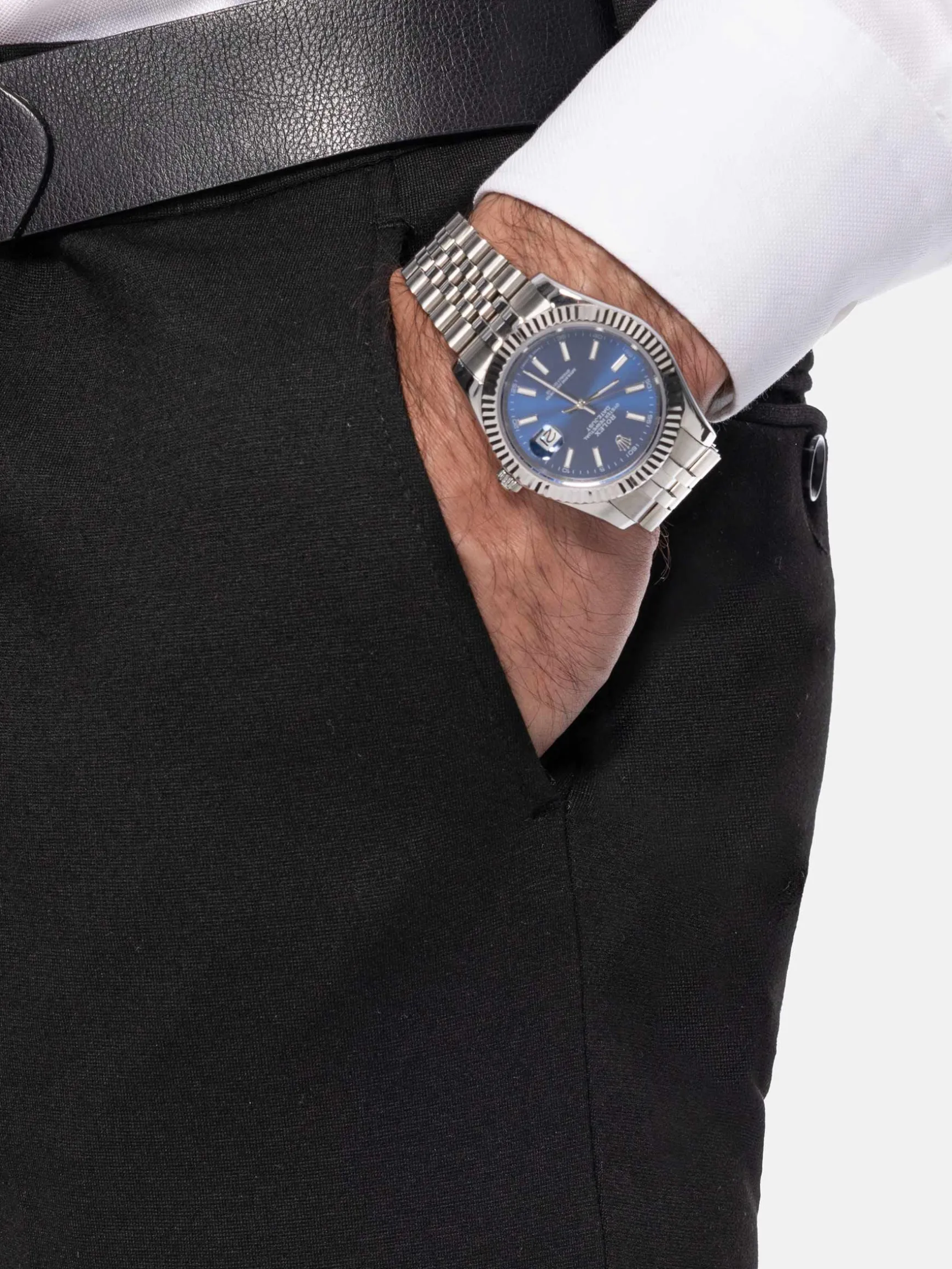 WAM DENIM Pakken & Maatwerk*Red Wood Glen Check Slim Fit Dark Red Black Suit Pantalon