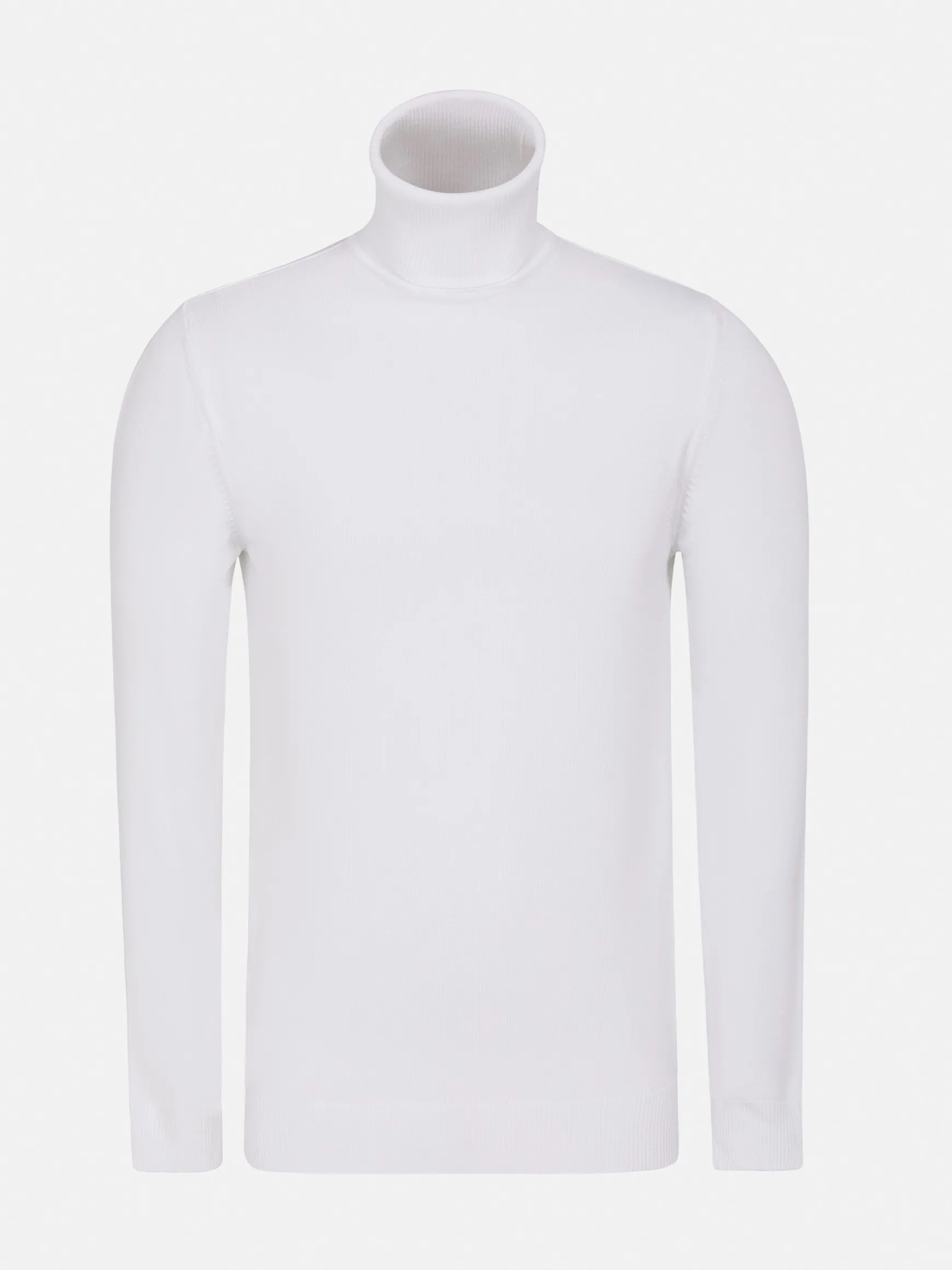 WAM DENIM Truien & Pullovers*Reinel High Neck Off-White Pullover