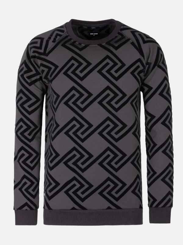 WAM DENIM Sweaters & Vesten*Richey Crew Neck Black Sweater