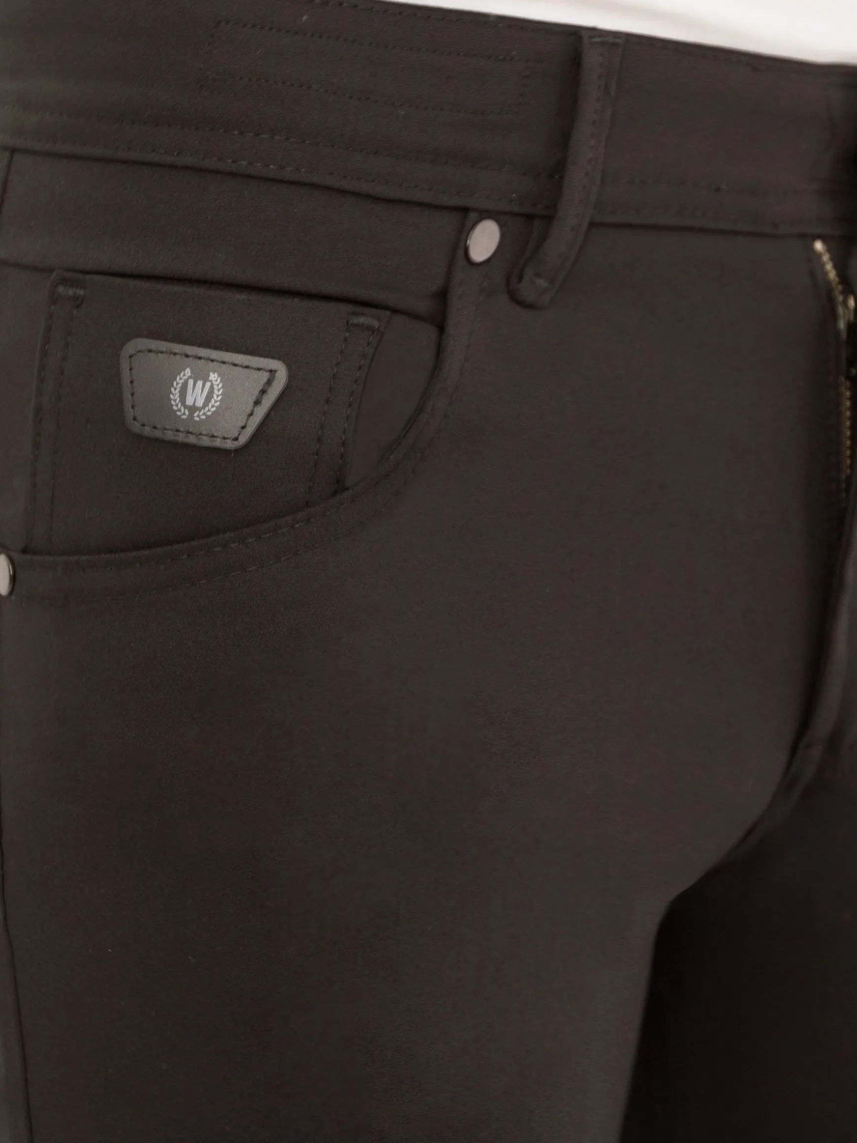 WAM DENIM Jeans*Ricky Slim Fit Black Jeans