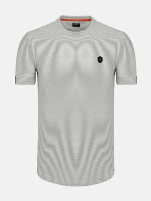 WAM DENIM T-Shirts*Rocky Slim Fit Grey T-shirt