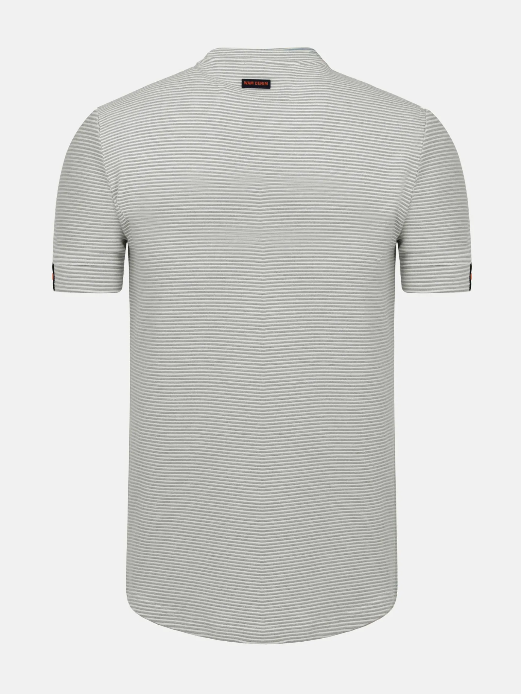 WAM DENIM T-Shirts*Rocky Slim Fit Grey T-shirt