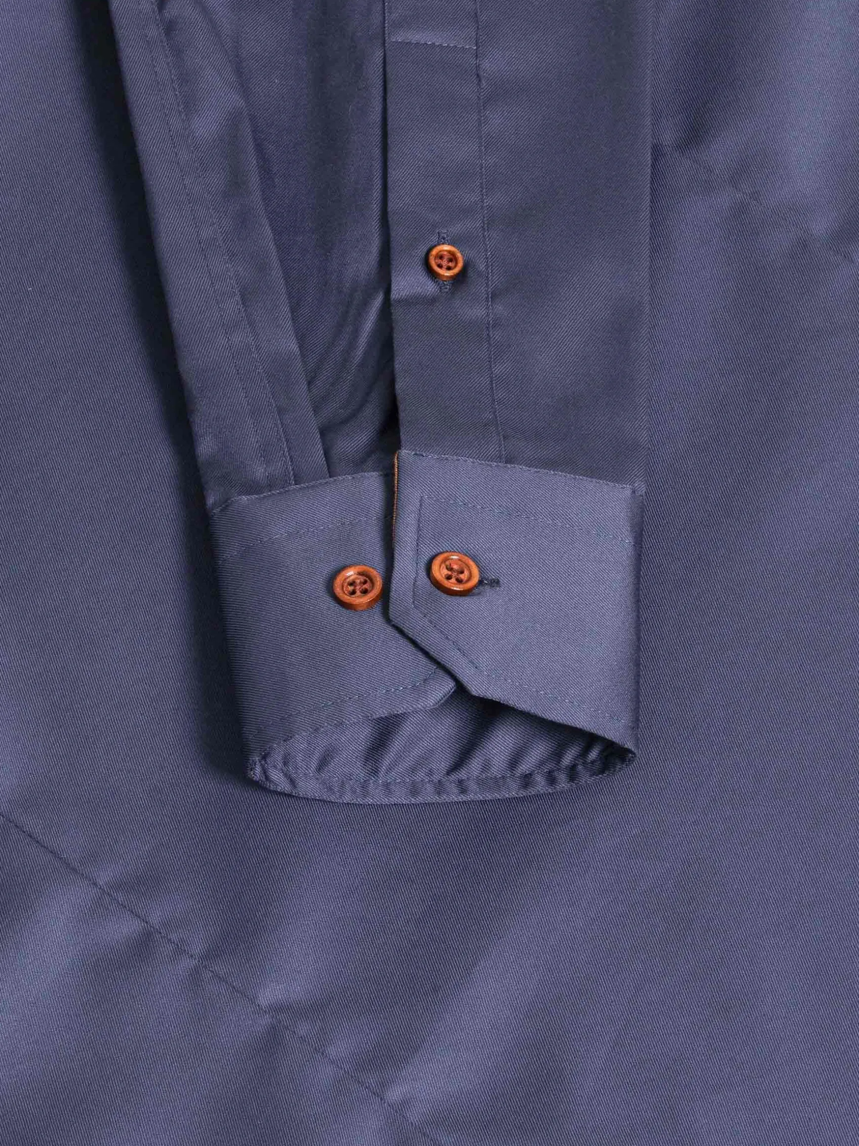 WAM DENIM Overhemd Lange Mouwen*Romney Long Sleeve Anthracite Overhemd