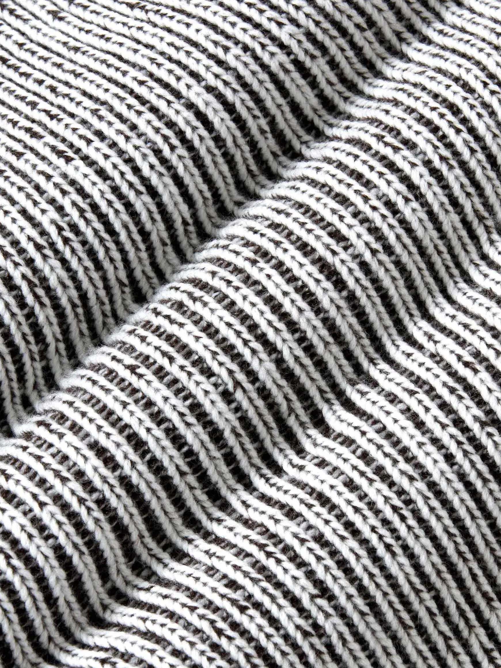 WAM DENIM Truien & Pullovers*Ryatt Knit Pattern Off White Brown Truien