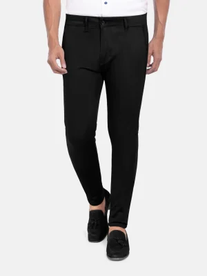 WAM DENIM Chino's*Scarlet Slim Fit Black Chino