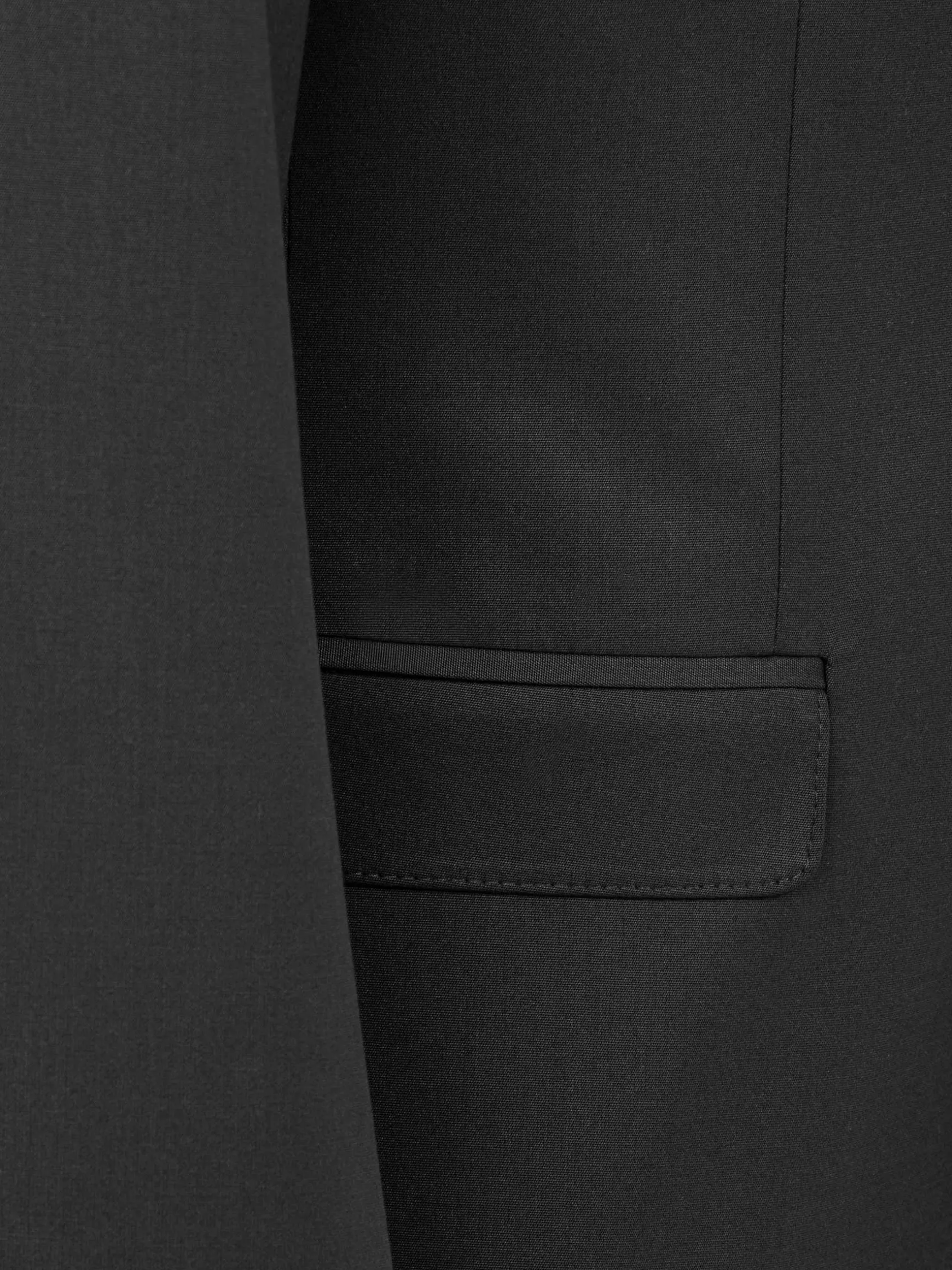 WAM DENIM Pakken & Maatwerk*Scottsville Notch Lapel Black Suit Colbert