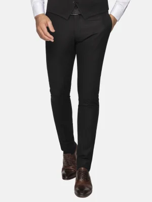 WAM DENIM Pakken & Maatwerk*Scottsville Slim Fit Black Suit Pantalon