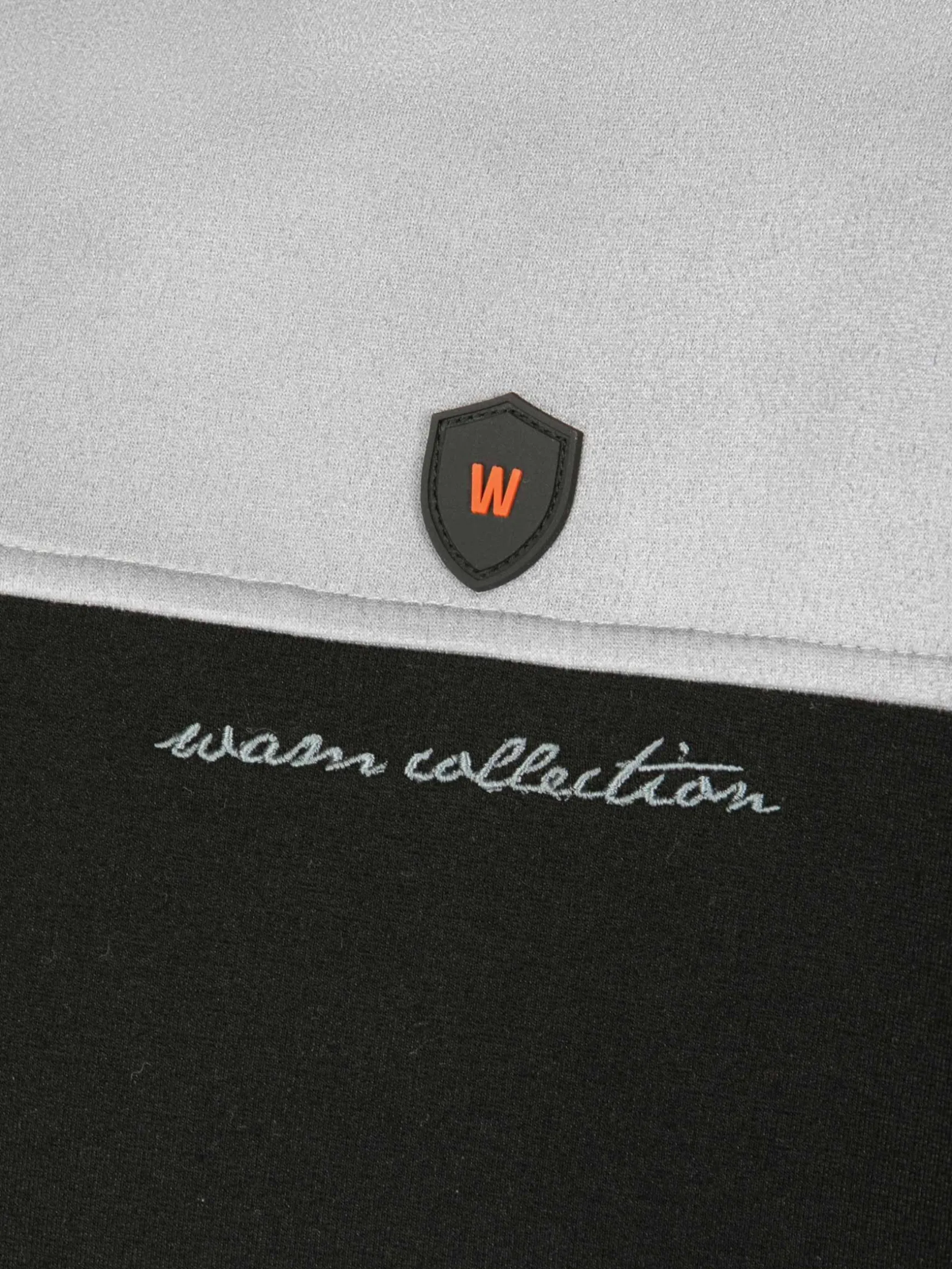 WAM DENIM Sweaters & Vesten*Sedona Round-Neck Grey Black Sweater