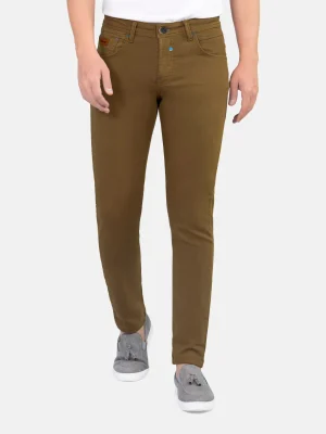 WAM DENIM Jeans*Serengeti stretchy Slim fit Dark Beige Jeans