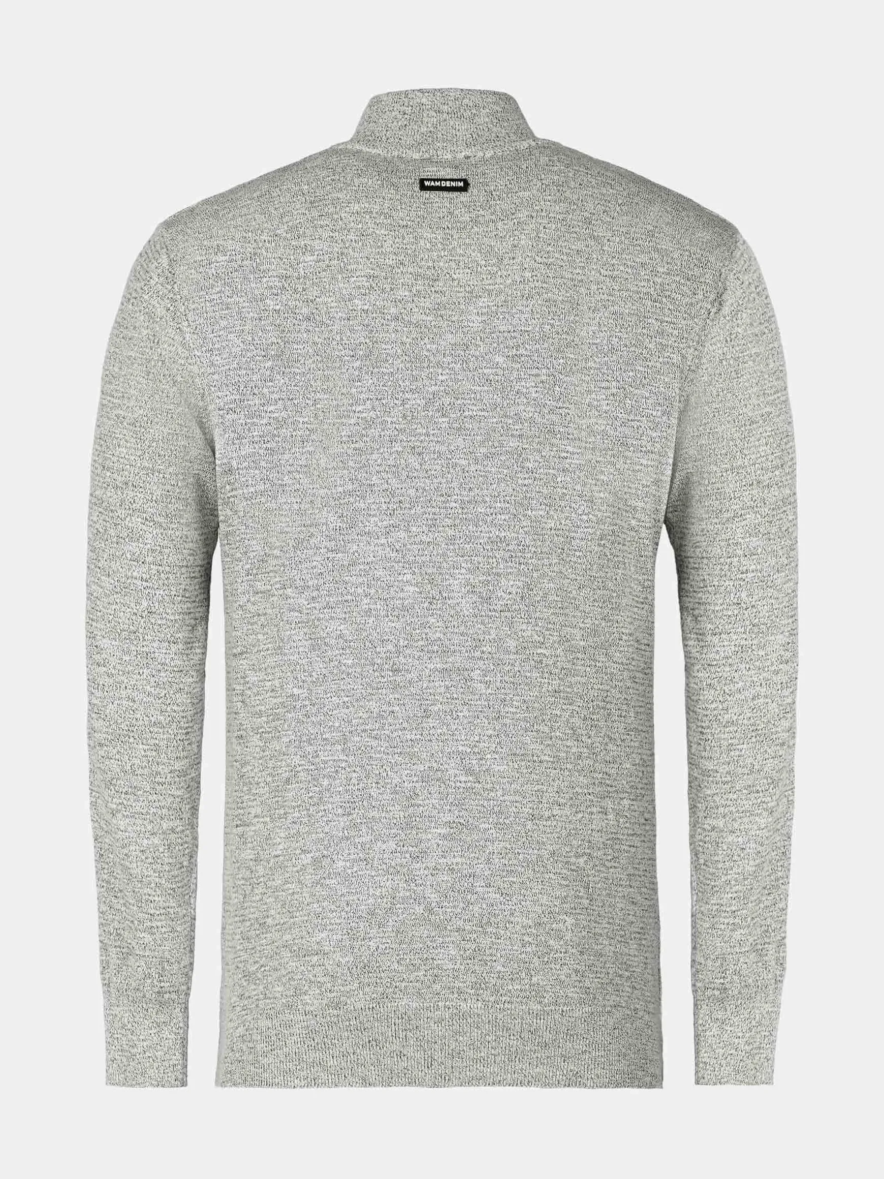 WAM DENIM Sweaters & Vesten*Sharon Half Zip Grey Sweater