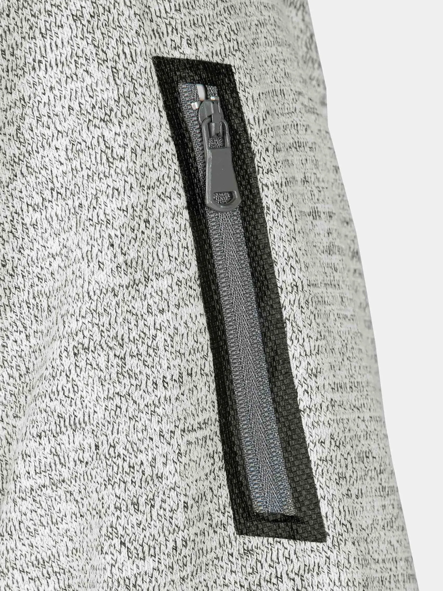 WAM DENIM Sweaters & Vesten*Sharon Half Zip Grey Sweater