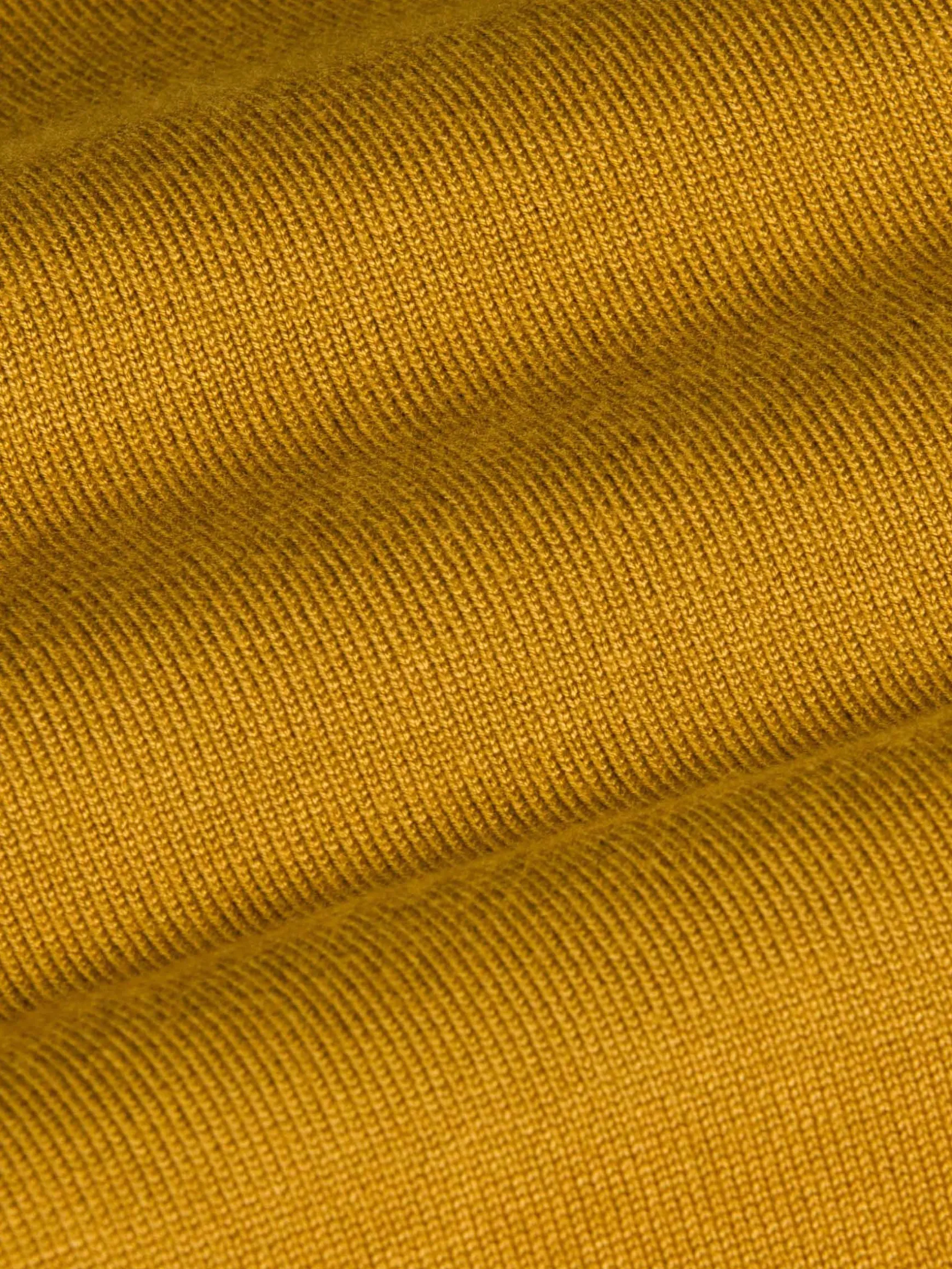 WAM DENIM Truien & Pullovers*Siena Round-Necked Dark Yellow Pullover