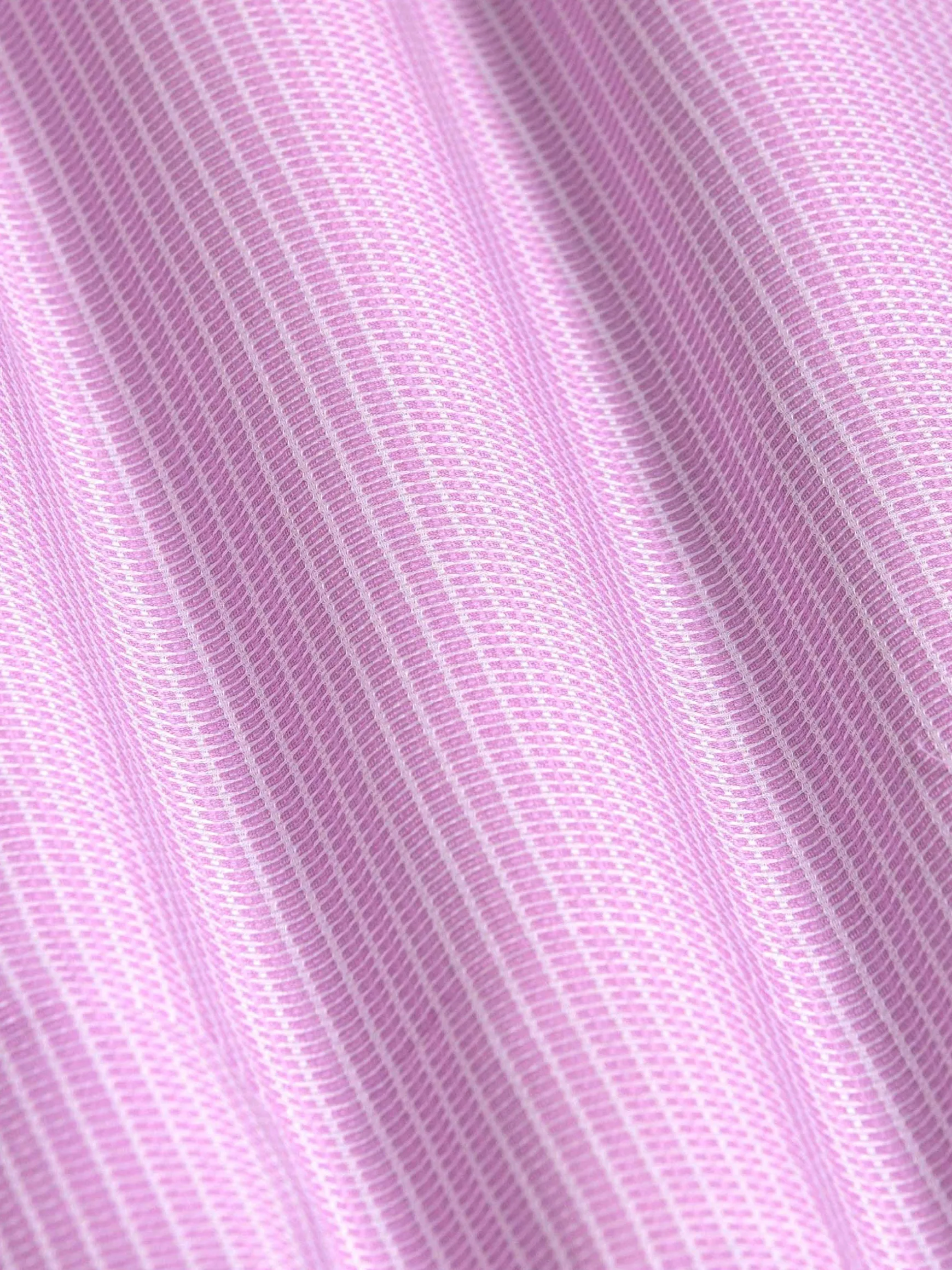 WAM DENIM Overhemd Lange Mouwen*Sky Lake Pink Micro Patterned Overhemd Lange Mouw