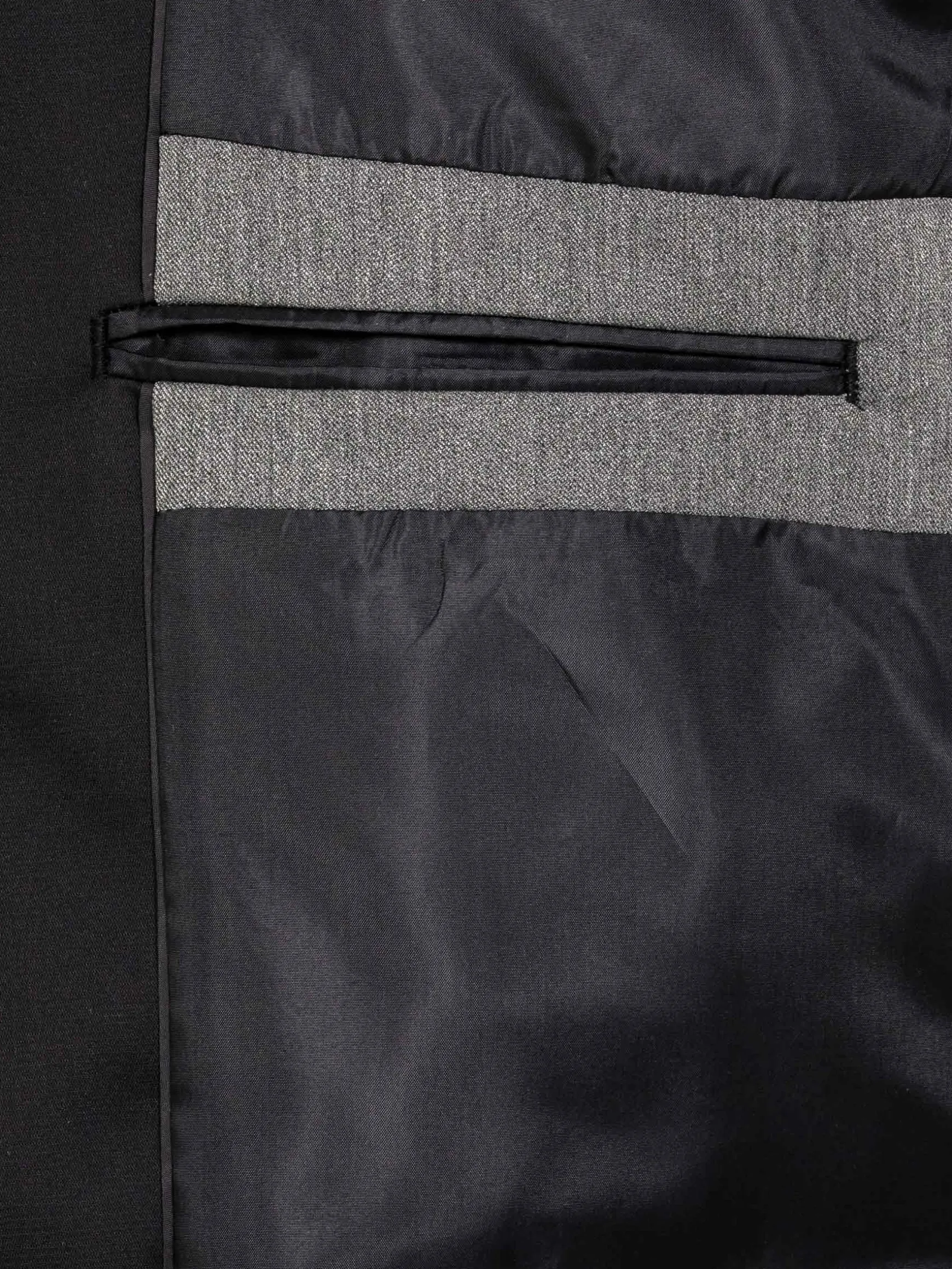 WAM DENIM Pakken & Maatwerk*Slim Fit Double Breasted Grey Colbert