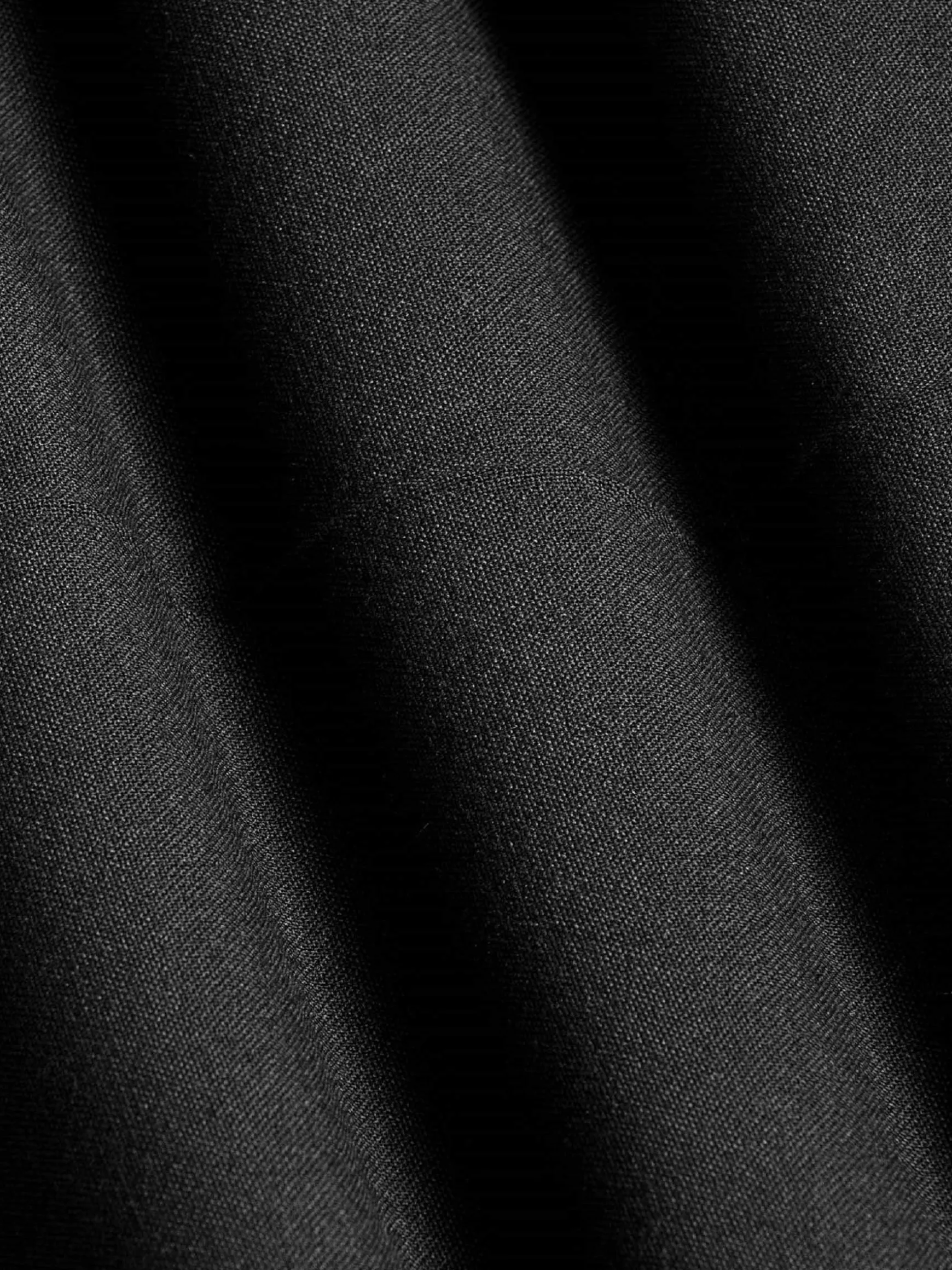 WAM DENIM Pakken & Maatwerk*Slim Fit Textured Black Pantalon