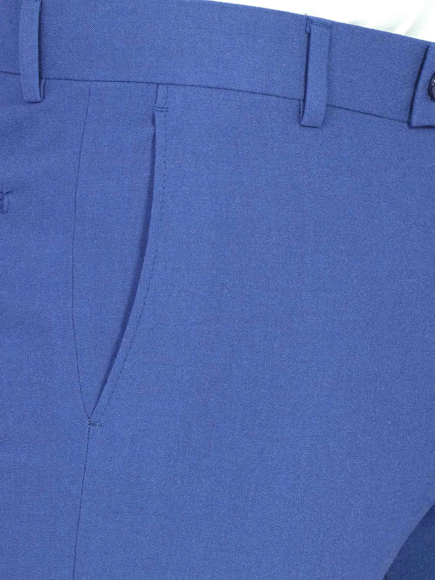 WAM DENIM Pakken & Maatwerk*Slim Fit Textured Indigo Pantalon