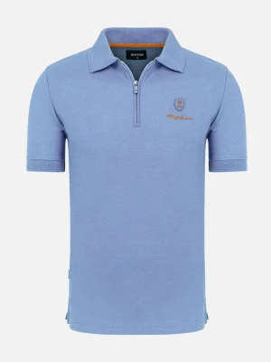 WAM DENIM Polo's*Soren Blue Polo