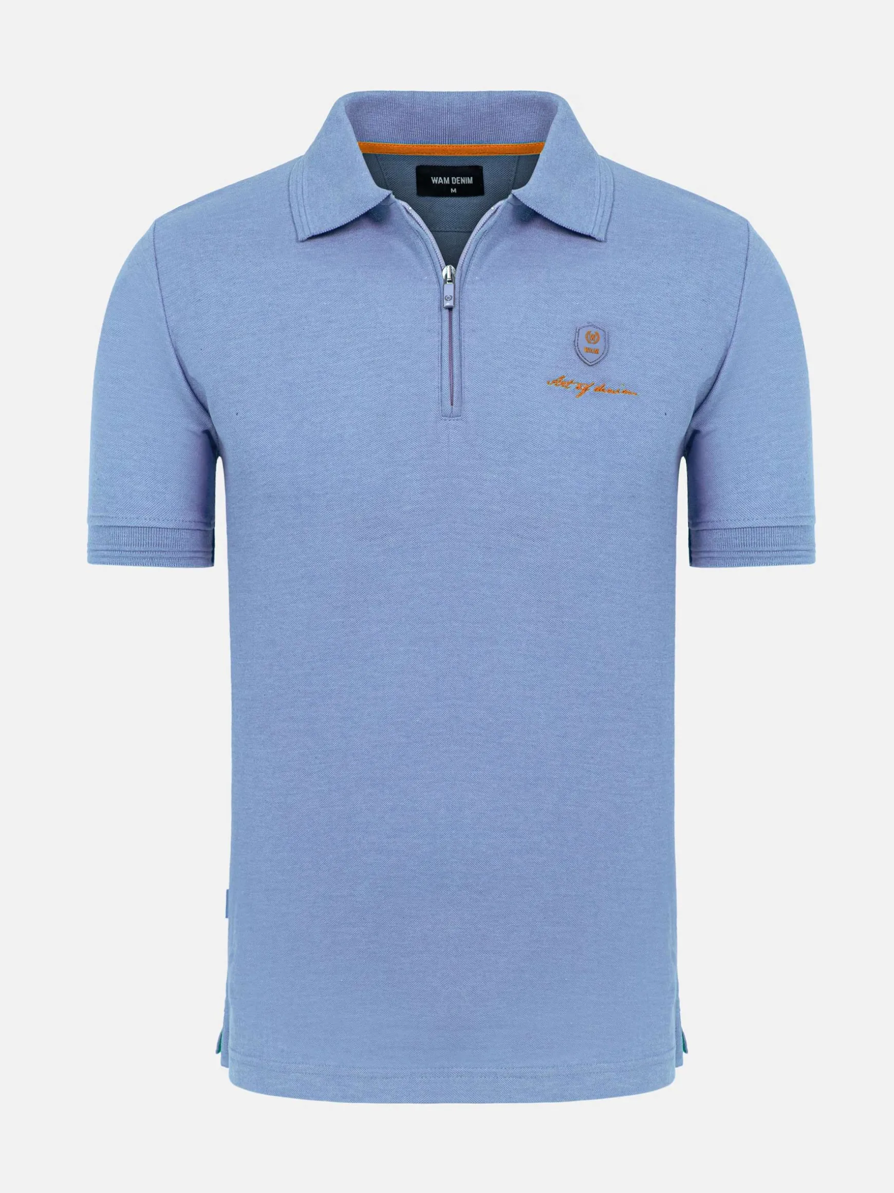 WAM DENIM Polo's*Soren Blue Polo