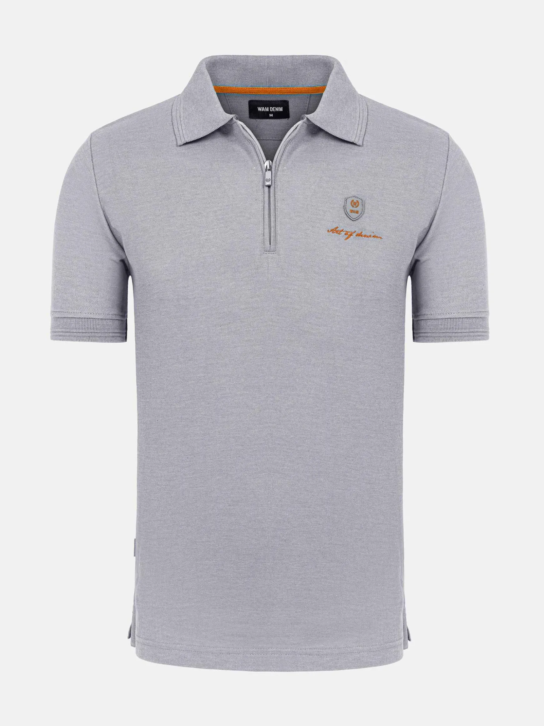 WAM DENIM Polo's*Soren Grey Polo