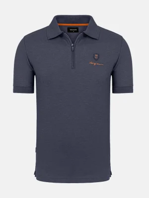 WAM DENIM Polo's*Soren Navy Polo