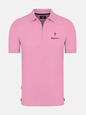 WAM DENIM Polo's*Soren Pink Polo