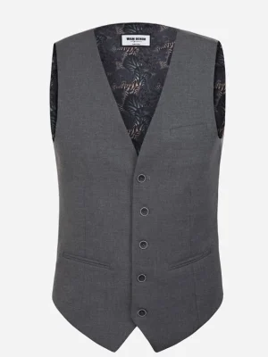 WAM DENIM Pakken & Maatwerk*Starzburg Anthracite Plaid Vest