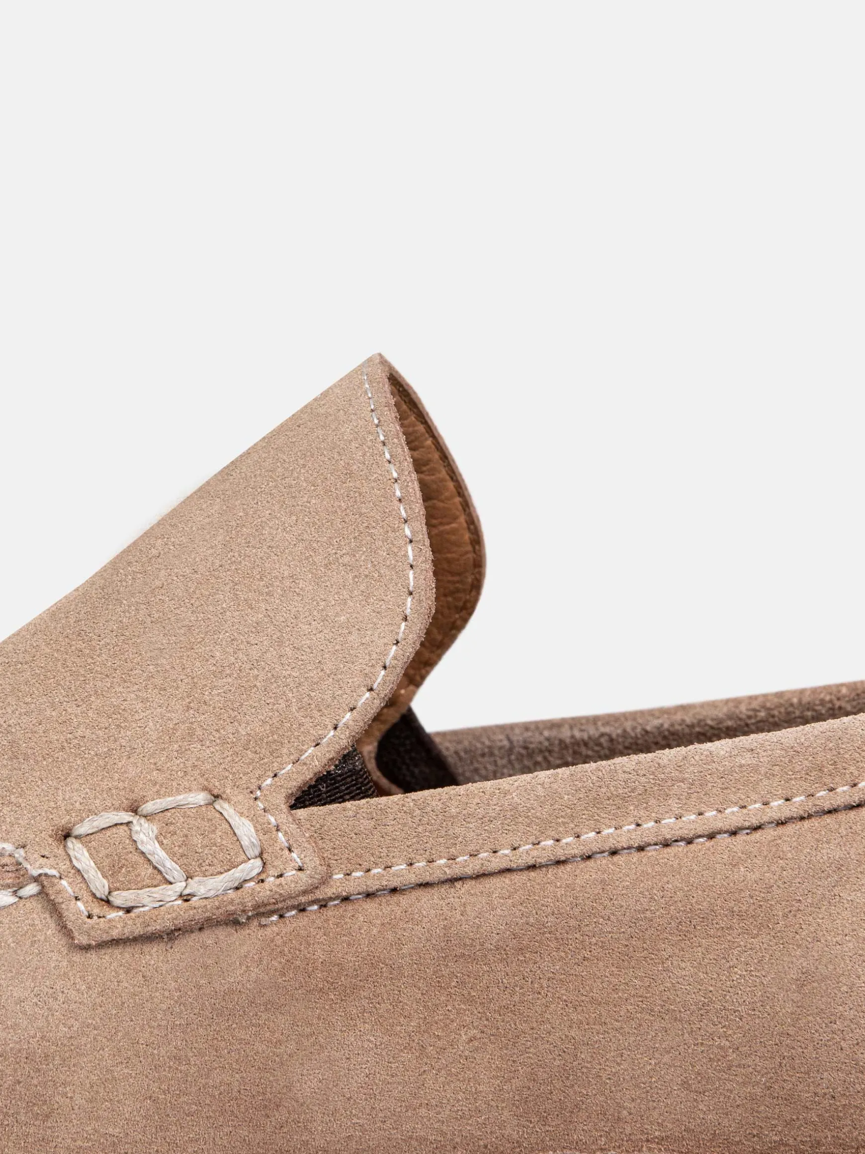 WAM DENIM Schoenen*Suede Loafer Beige Schoenen