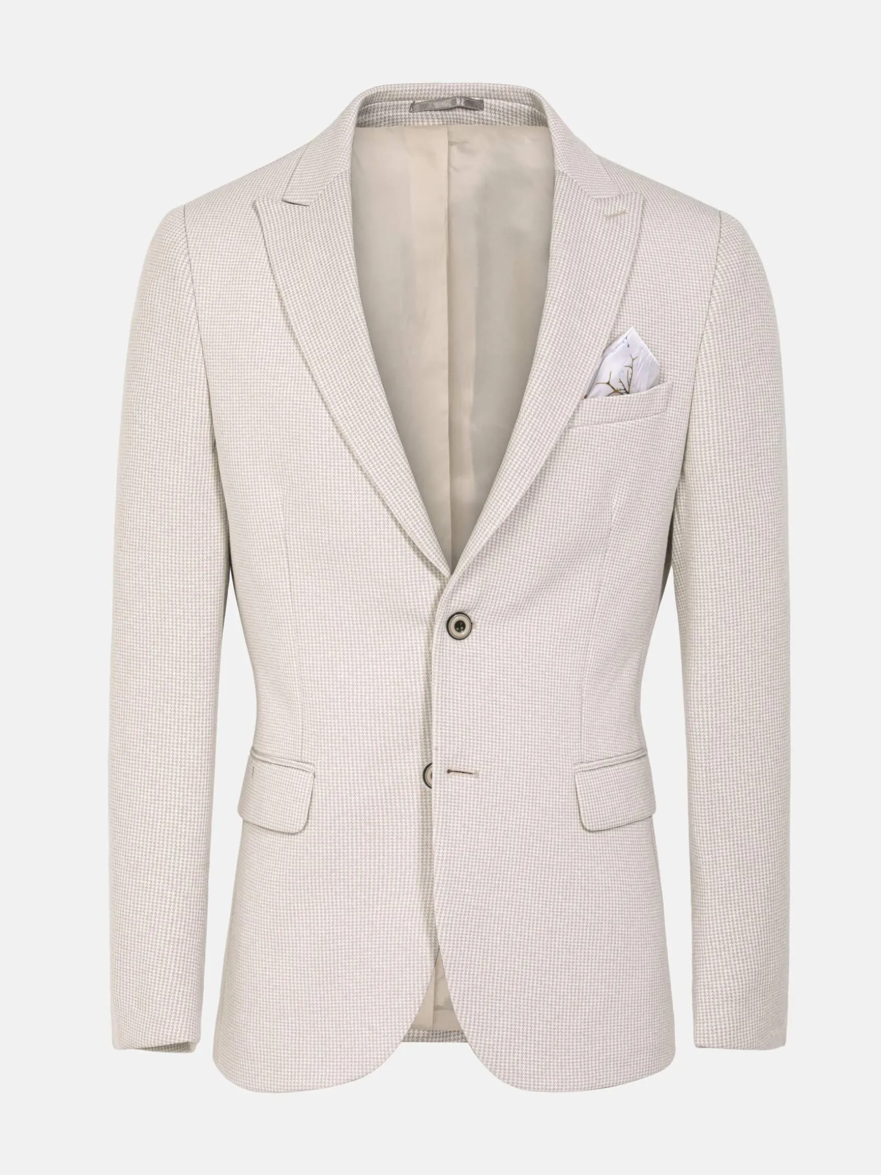 WAM DENIM Pakken & Maatwerk*Sur Mer Slim Fit Single Breasted Beige Colbert