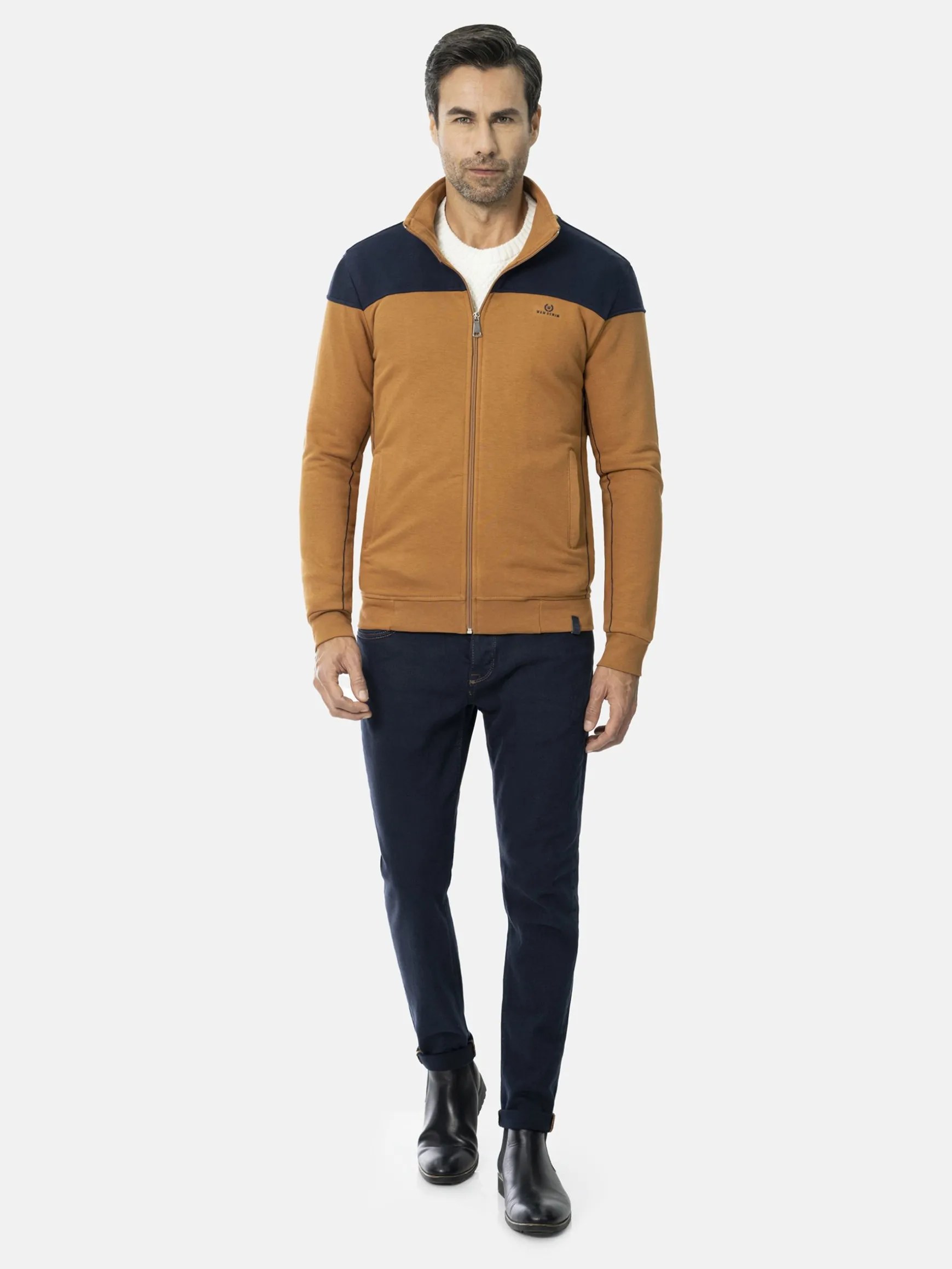 WAM DENIM Sweaters & Vesten*Thames High Neck Peru Vesten