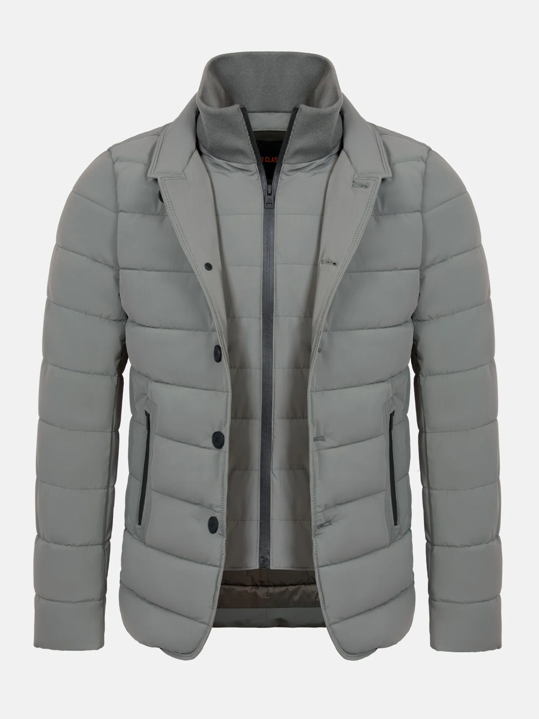 WAM DENIM Winterjassen*The Military Grey Winter Jassen
