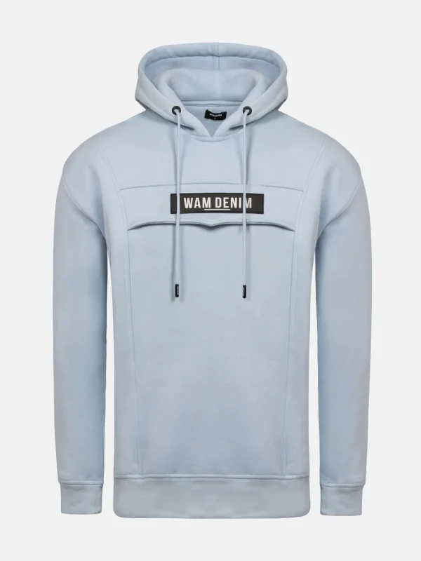 WAM DENIM Sweaters & Vesten*Titan Slim Fit Light Blue Sweater