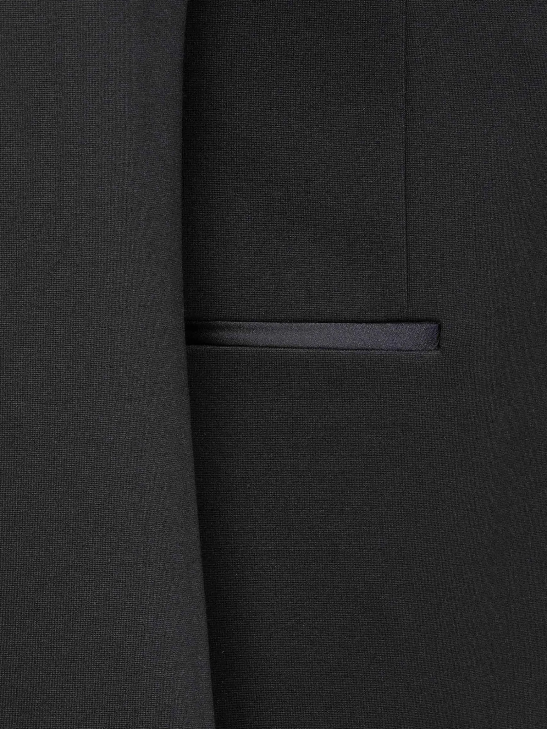 WAM DENIM Colberts & Blazers*Vihaan Classic tuxedo Black Colbert